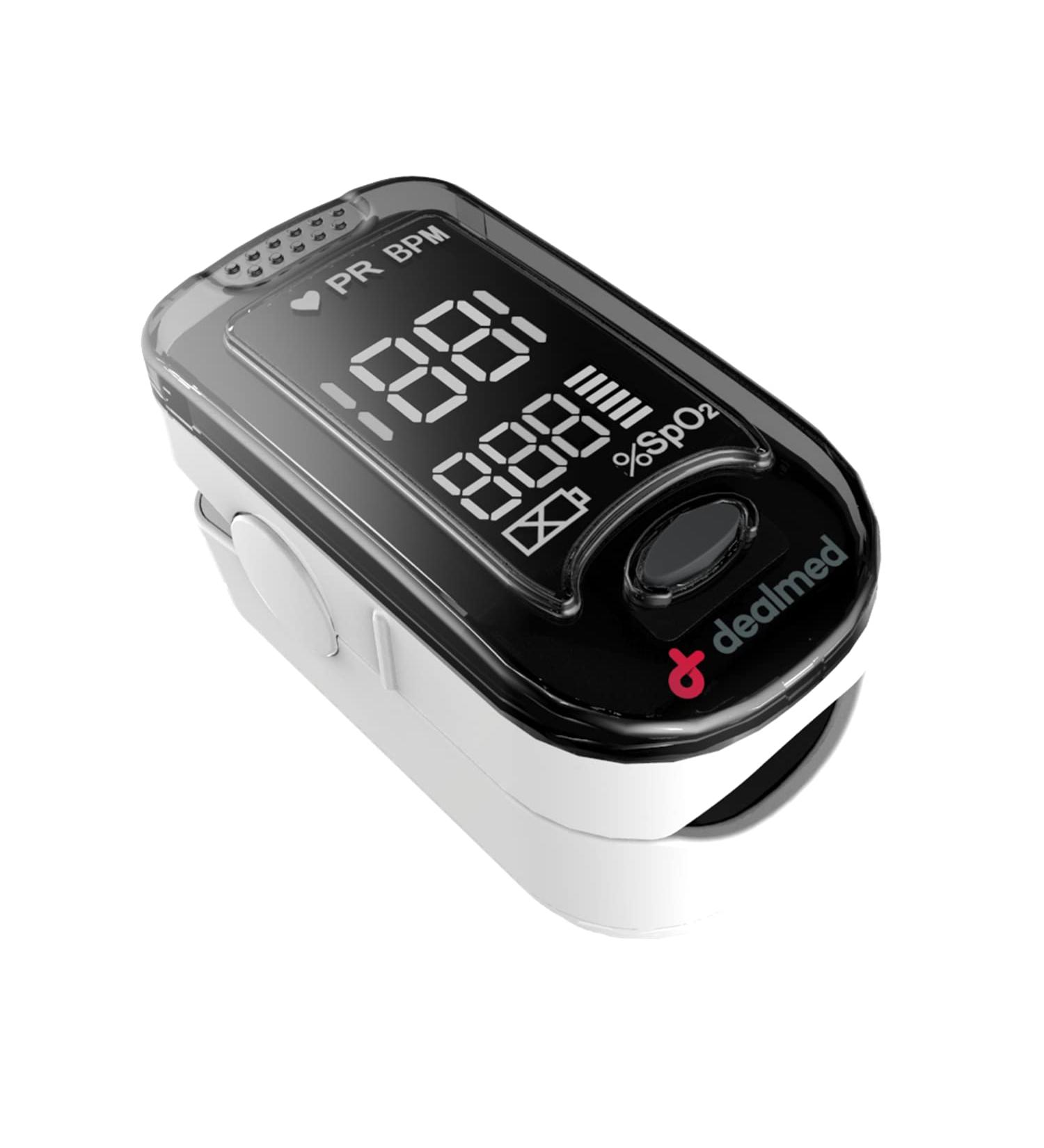 Buy Dealmed Portable Fingertip Pulse Oximeter | Includes Batteries & Lanyard | Fast International Shipping - Buy Online on GoSupps.com