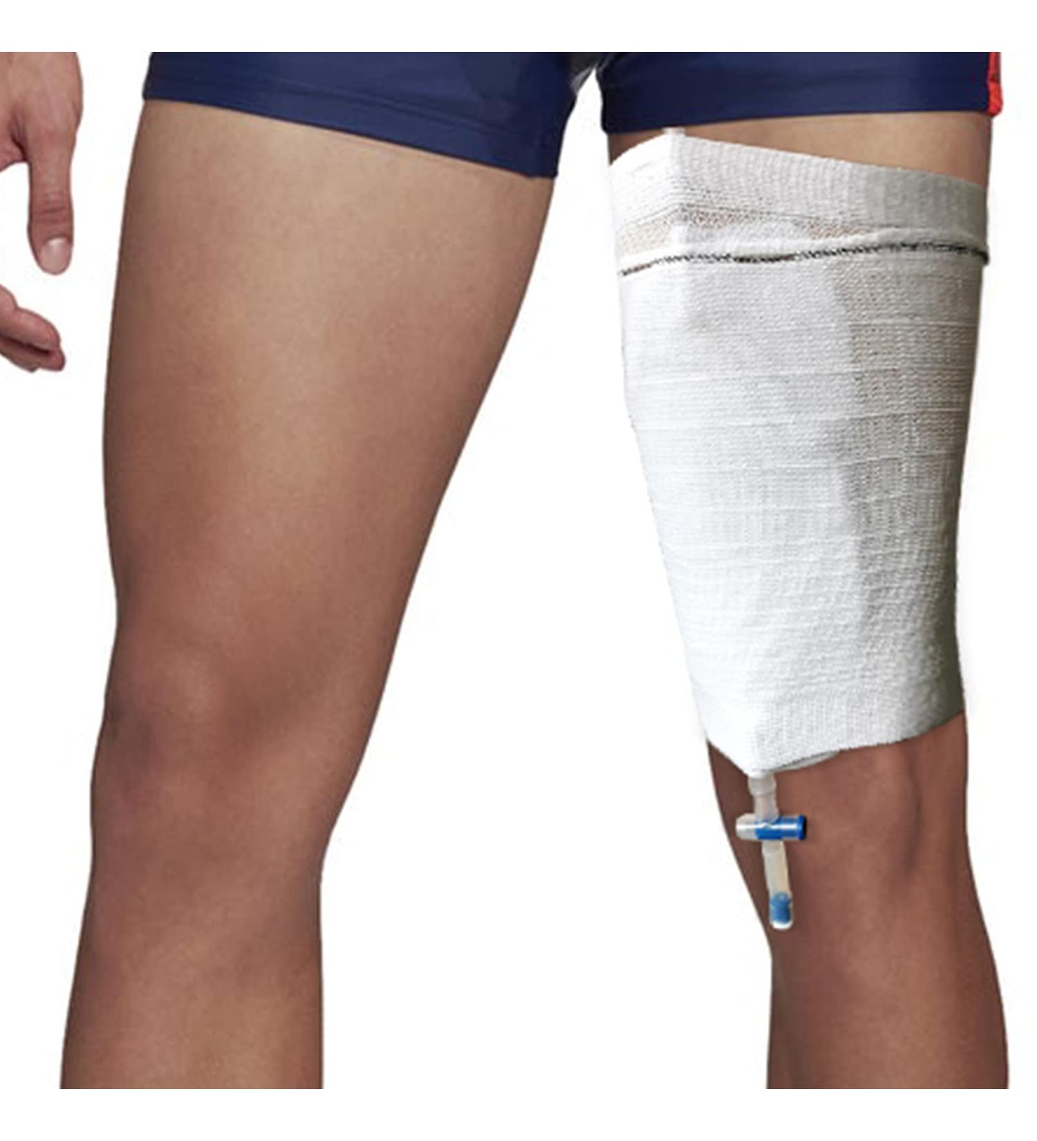 Catheter Leg Bag Holder | Fabric Urine Sleeve & Foley Bag Cover | Unisex Large | International Shipping - Buy Online on GoSupps.com