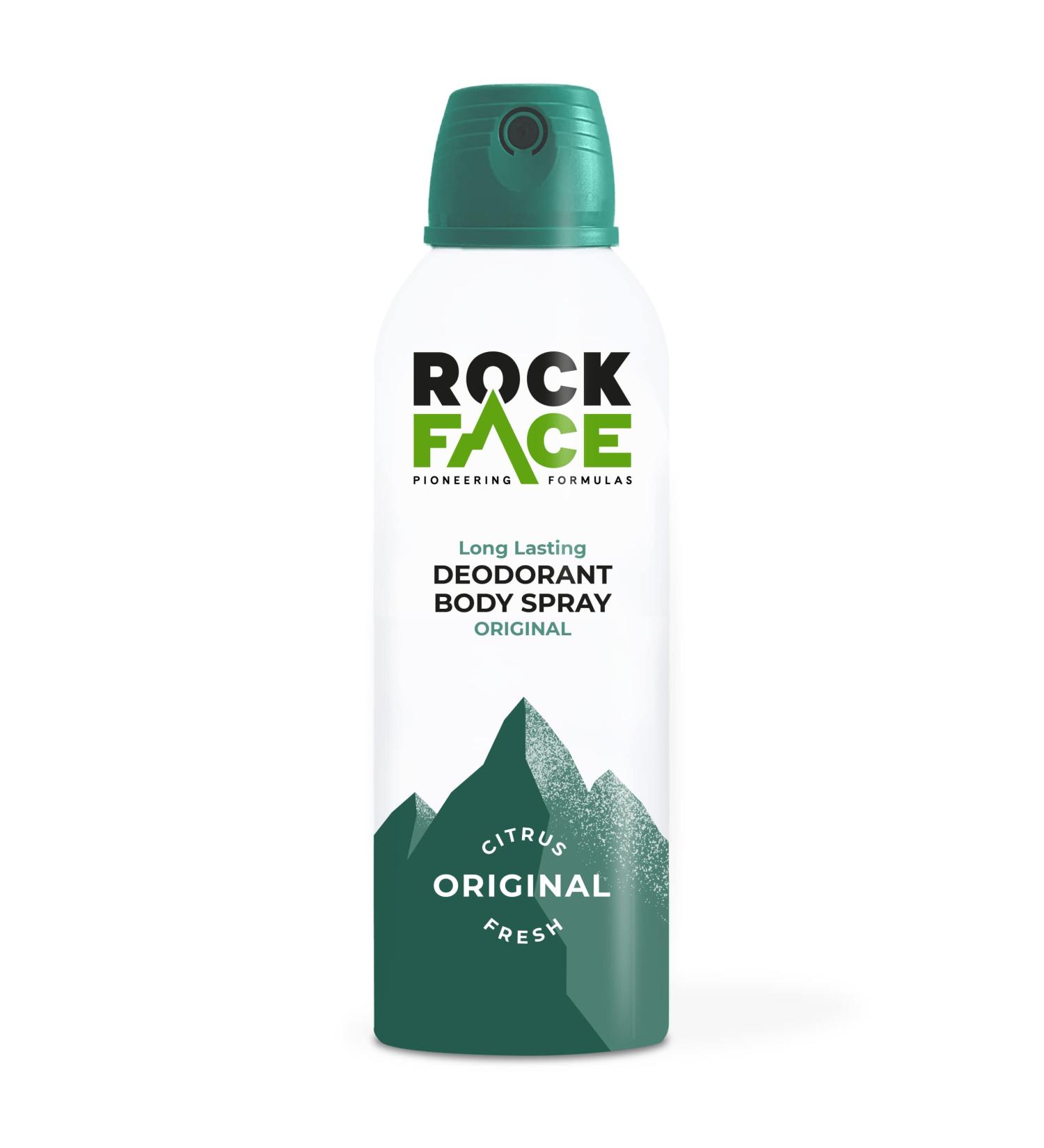 Rock Face Body Spray for Men Deodorant Spray with Masculine Long Lasting 200ml 200 ml (Pack of 1) - Buy Online on GoSupps.com