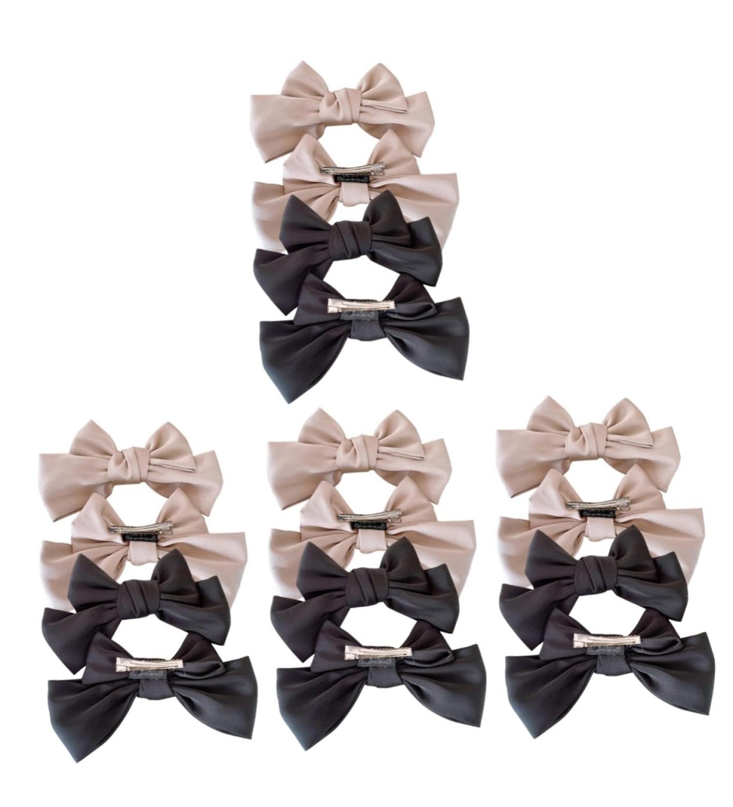 minkissy 8 Pairs bow hairpin bows for baby girls new year hair decoration linen hair bows baby girls bows ribbon bowknot accessories bow alligator clips Miss fabric wedding hair clip - Buy Online on GoSupps.com