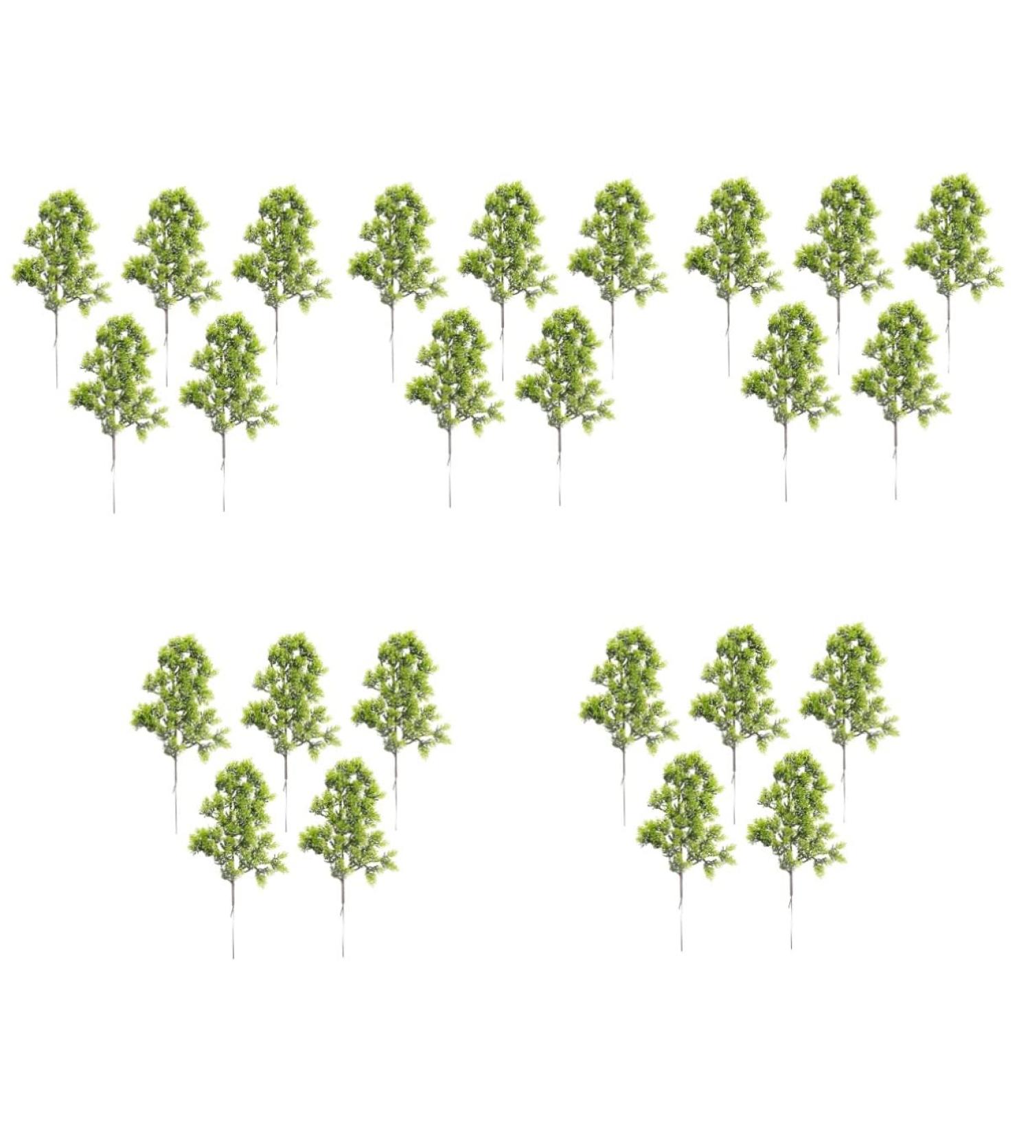 ABOOFAN 25 Pcs Simulated Pine Leaves Xmas Pine Branches Party Adornment Preserved Eucalyptus Halloween Wreath Branches Faux Plant Green Pine Needles Home Goods Decor Plastic Thuja Leaf Dark Greenx5pcs mediumx5pcs - Buy Online on GoSupps.com