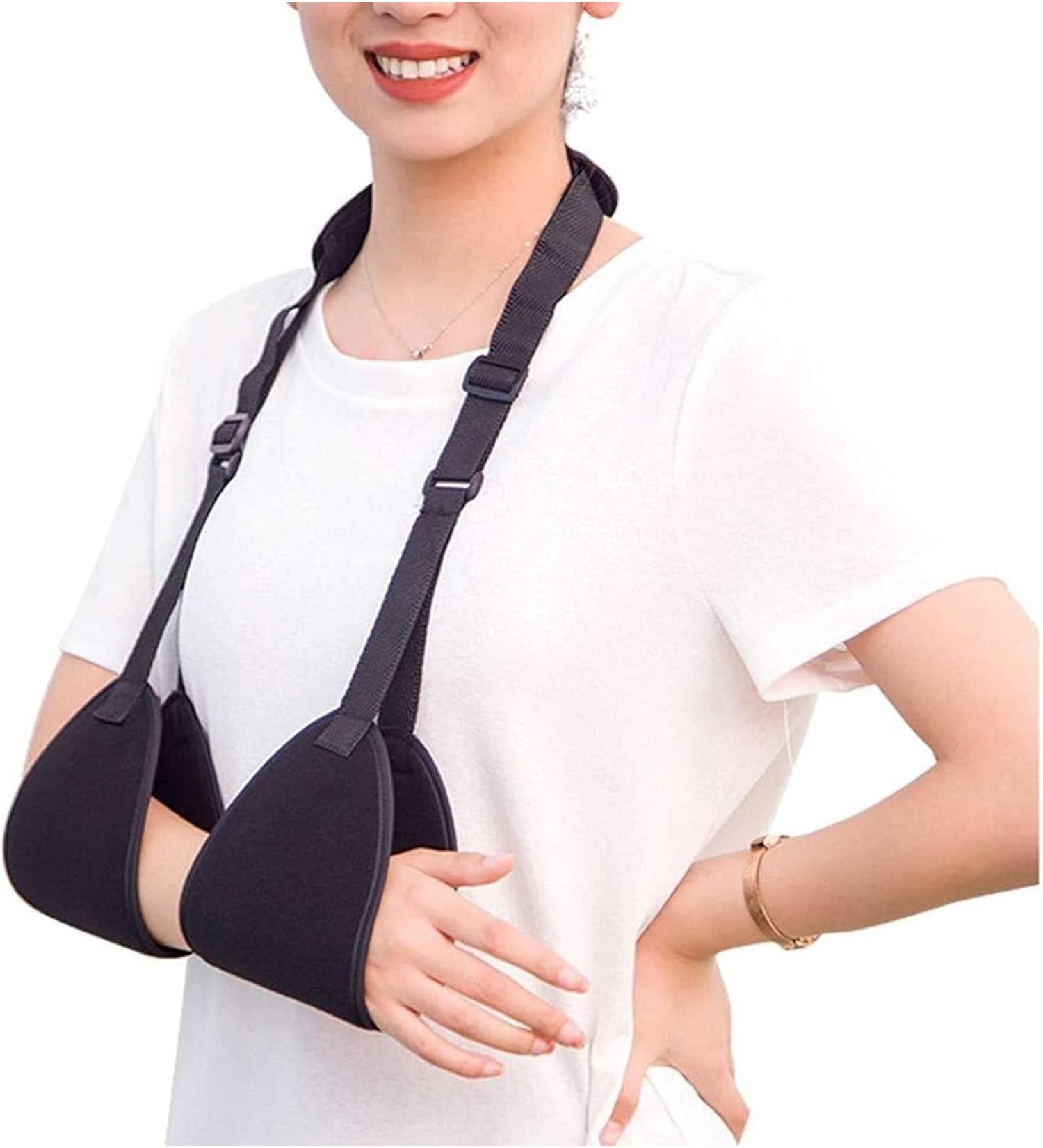 Forearm Sling for Arm Injury Protection | Ergonomic Support & Pain Relief - Adjustable Shoulder & Wrist Brace (Color A - Buy Online on GoSupps.com