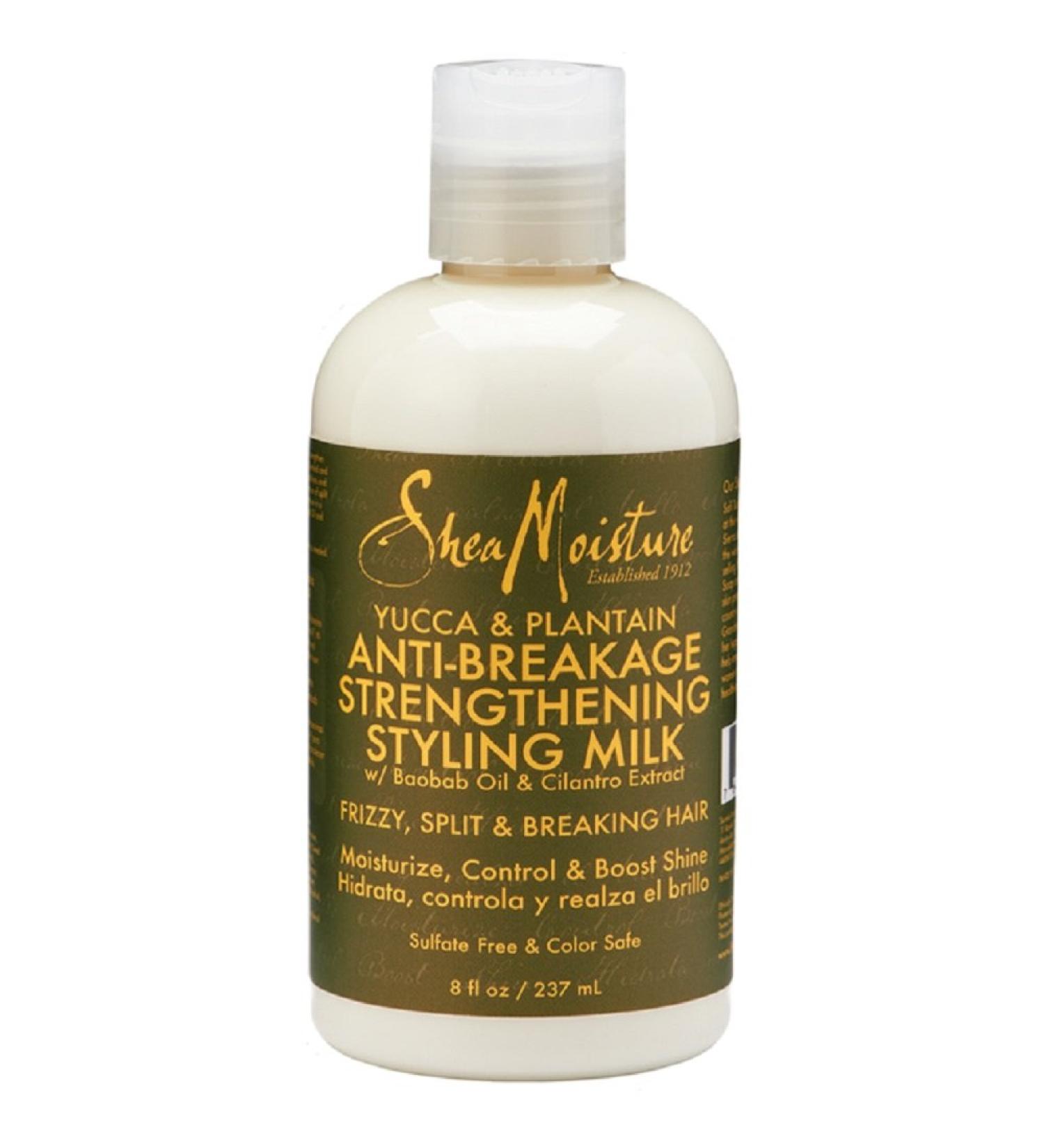 Shea Moisture Yucca & Plantain Anti-Breakage Strengthening Styling Milk 8 Ounce