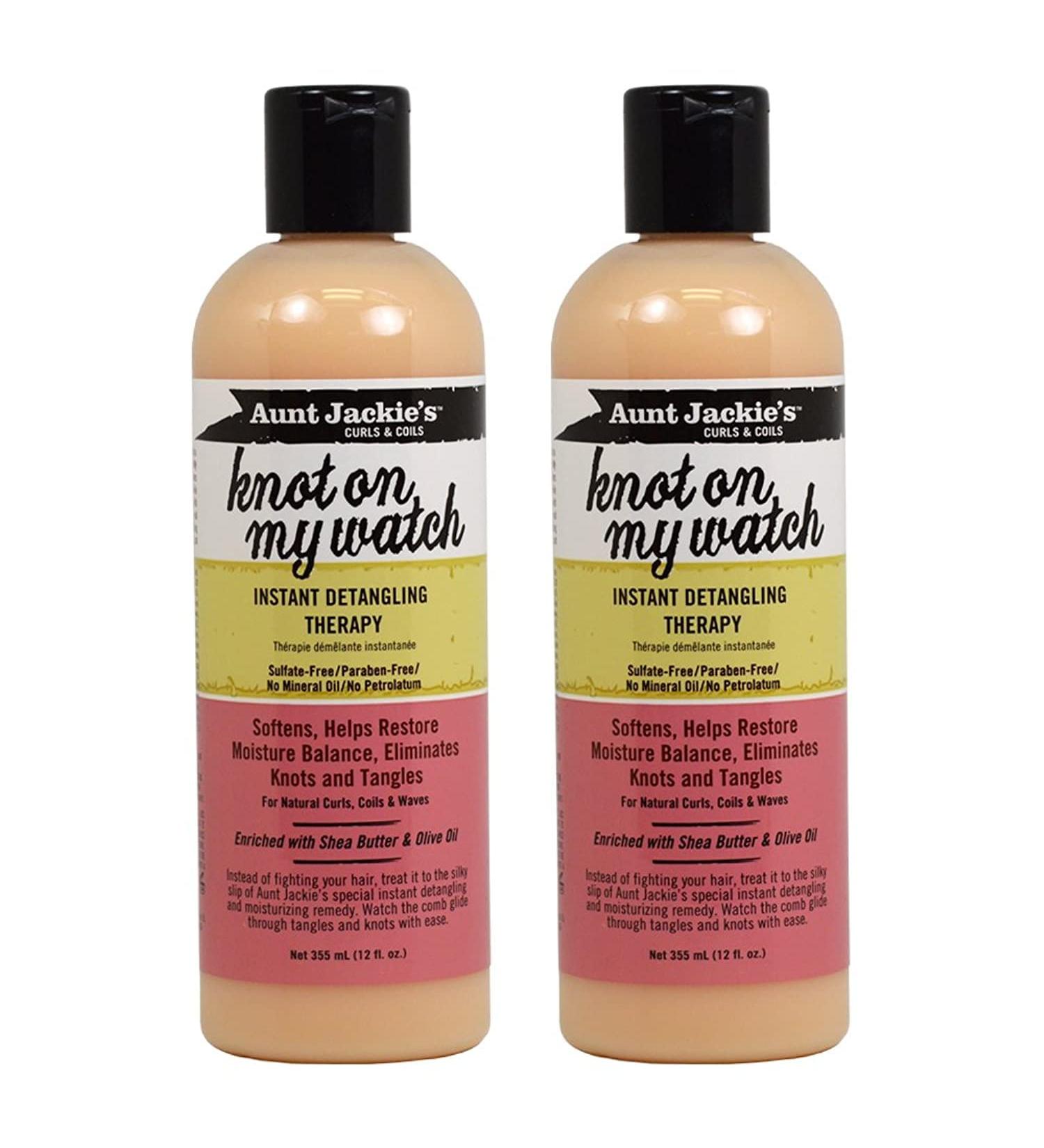 Aunt Jackie's Knot On My Watch Detangling Therapy 12oz (354ml) - 2 Pack - Buy Online on GoSupps.com