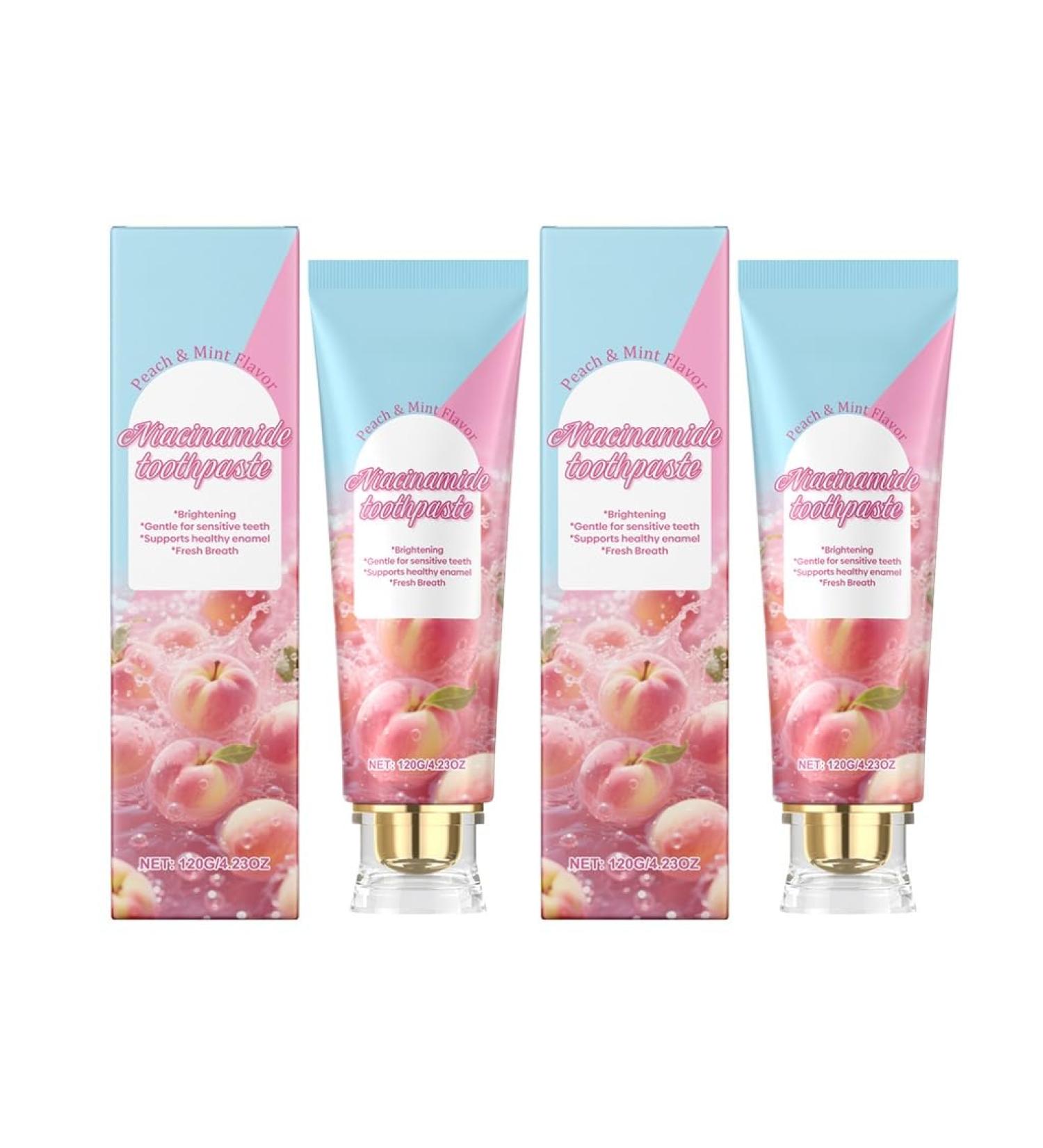 Niacinamide Toothpaste - Effective Tartar Removal Teeth Whitening & Fresh Breath for Daily Oral Care(2PCS) - Buy Online on GoSupps.com