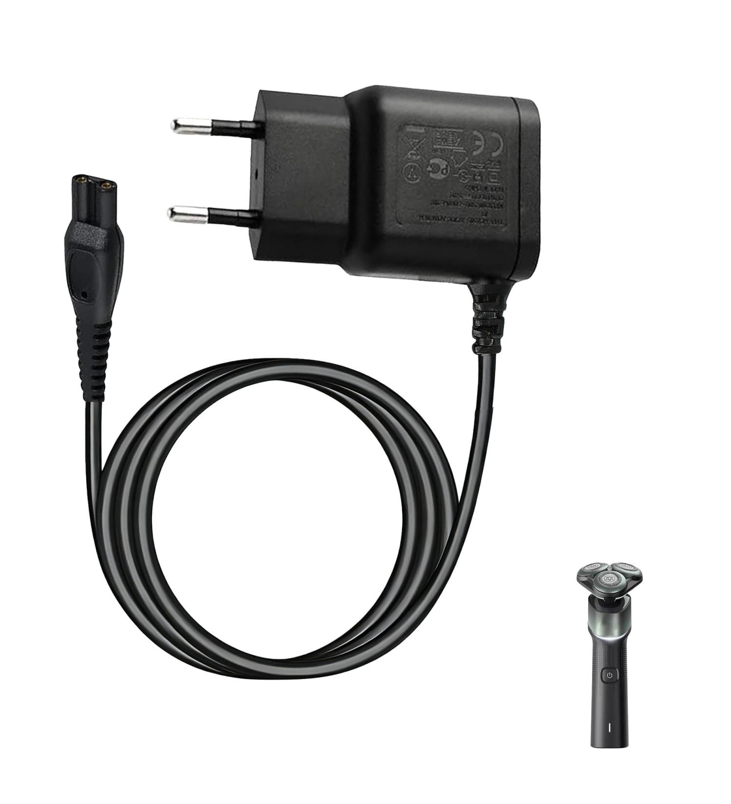 Chargeur Rasoir 15V pour Philips HQ8505 Alimentation pour Rasoir lectrique et Tondeuse Compatible S rie 3000 5000 7000 9000 OneBlade QP6510 QP6520 MG7720 MG7710 BT5509 C ble 1.5M Noir - Buy Online on GoSupps.com