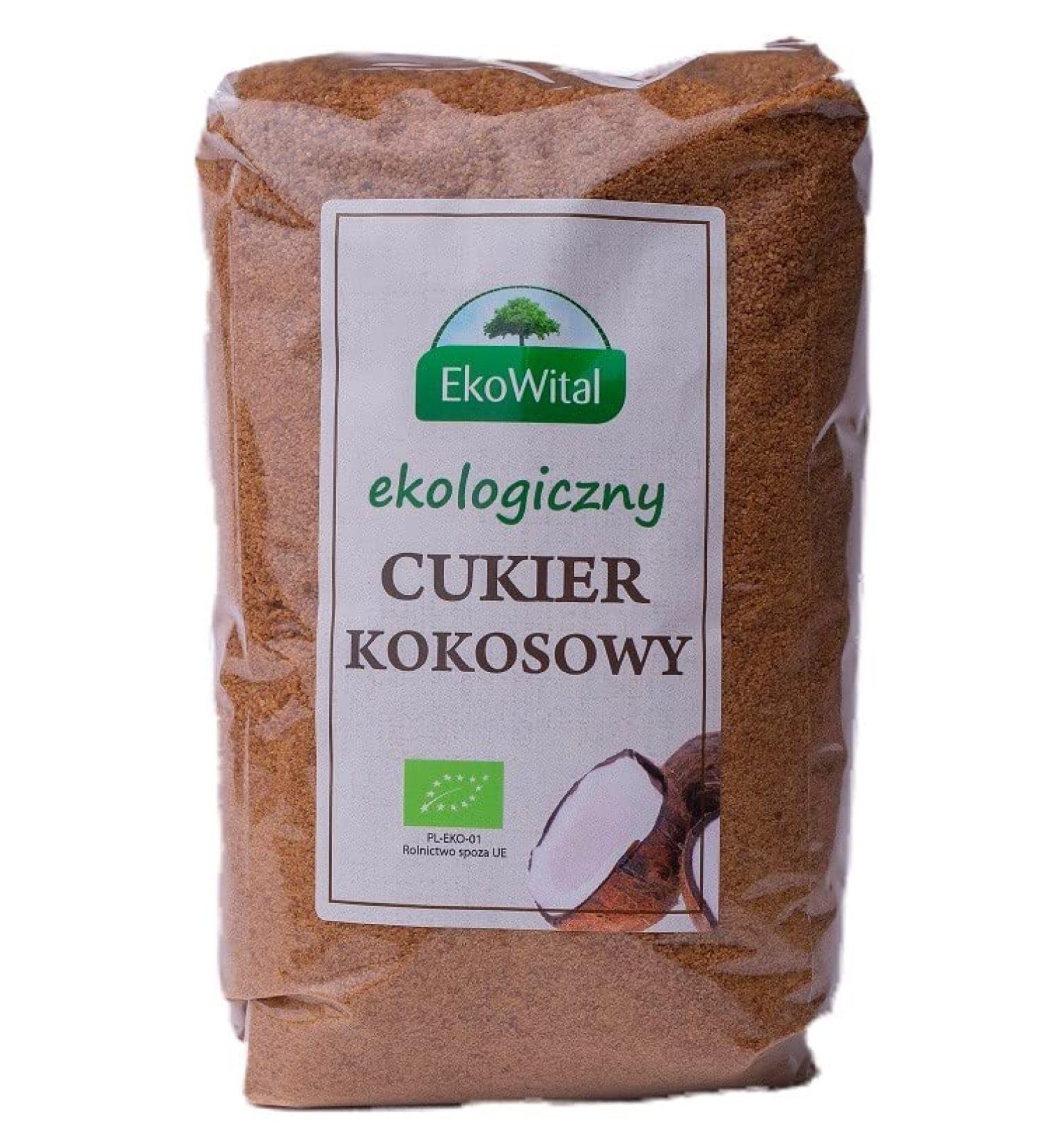 Organic coconut sugar 1 kg EKOWITAL