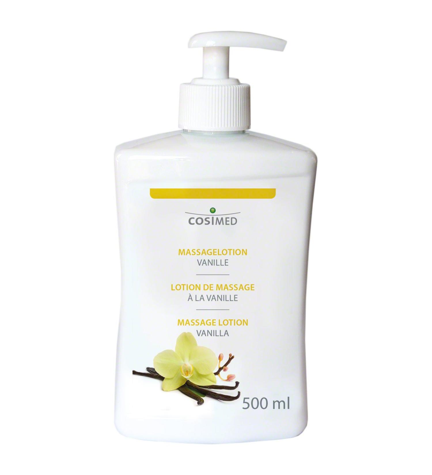 Buy cosiMed Vanilla Massage Lotion 500 ml with Pressure Dispenser | International Shipping Available - Buy Online on GoSupps.com