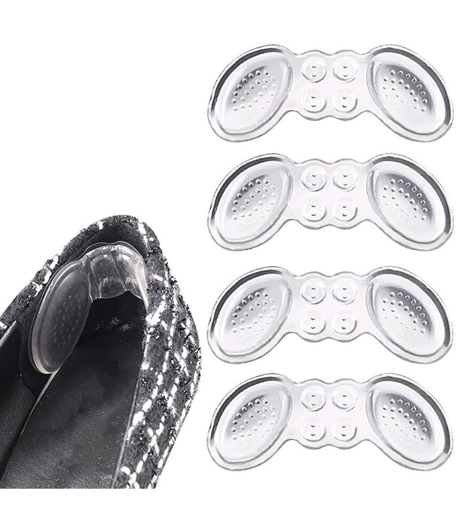 Buy Flexible Adhesive Heel Cushion Pads - Reusable Soft Grip & Scratch-Proof - 2 Pairs for Ultimate Foot Care - Buy Online on GoSupps.com
