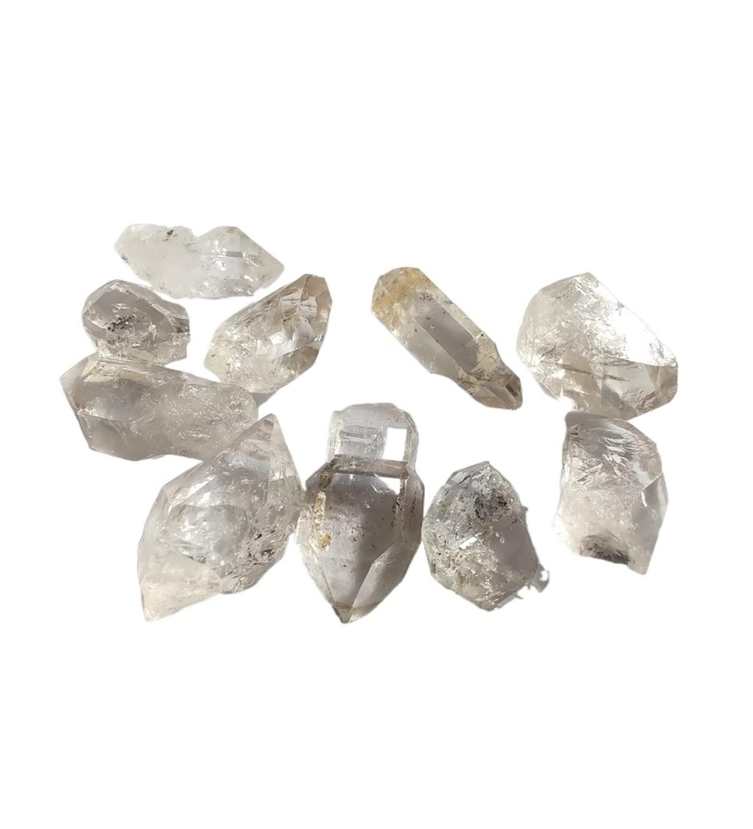 1PC Natural White Crystal Stones and s Herkimer Diamond Clear Quartz Crystal Diamond Rough Gem QINTINYIN Reiki Crystal Stone (Color : 1pcs Size : 2-3cm) 2-3cm 1pcs - Buy Online on GoSupps.com
