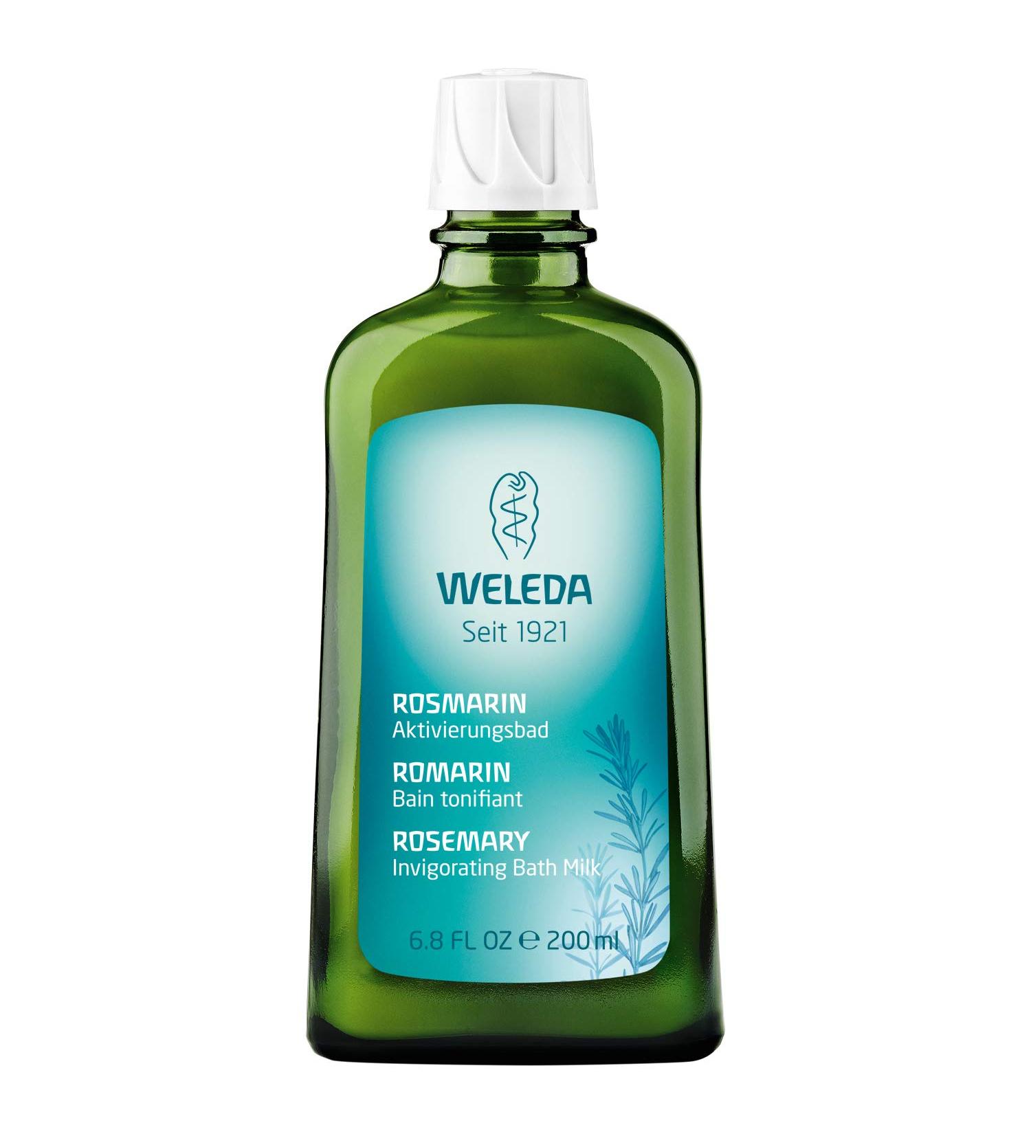 Weleda Rosemary Invigorating Bath Milk 200ml - Natural Bath Soak for Refreshed Skin - Buy Online on GoSupps.com