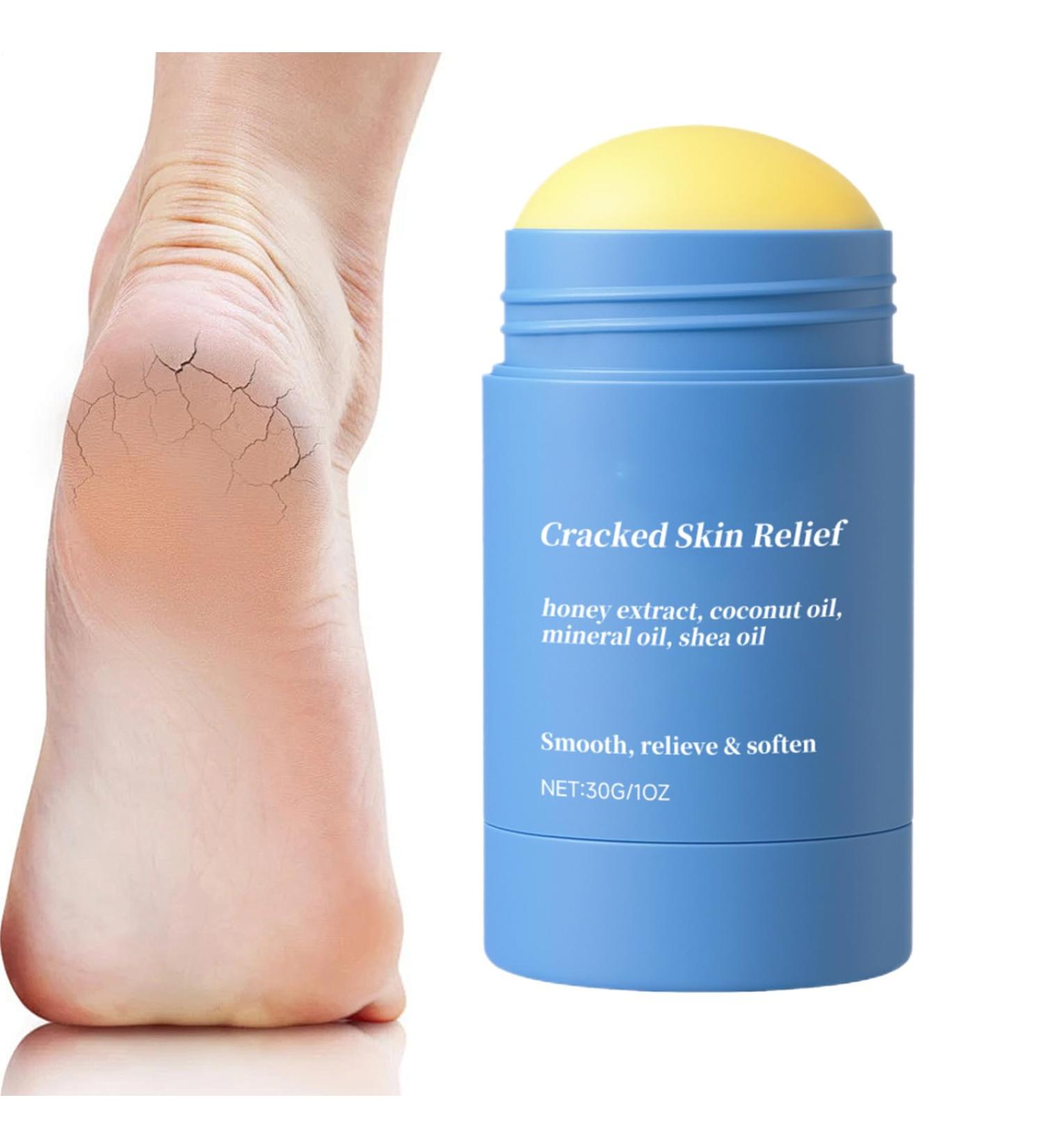 Foot Balm Stick 30 g Skin Softening Care Butter Moisturizing Foot Cream for Softening Dry Areas of the Body Recommended for the Whole Family - Buy Online on GoSupps.com