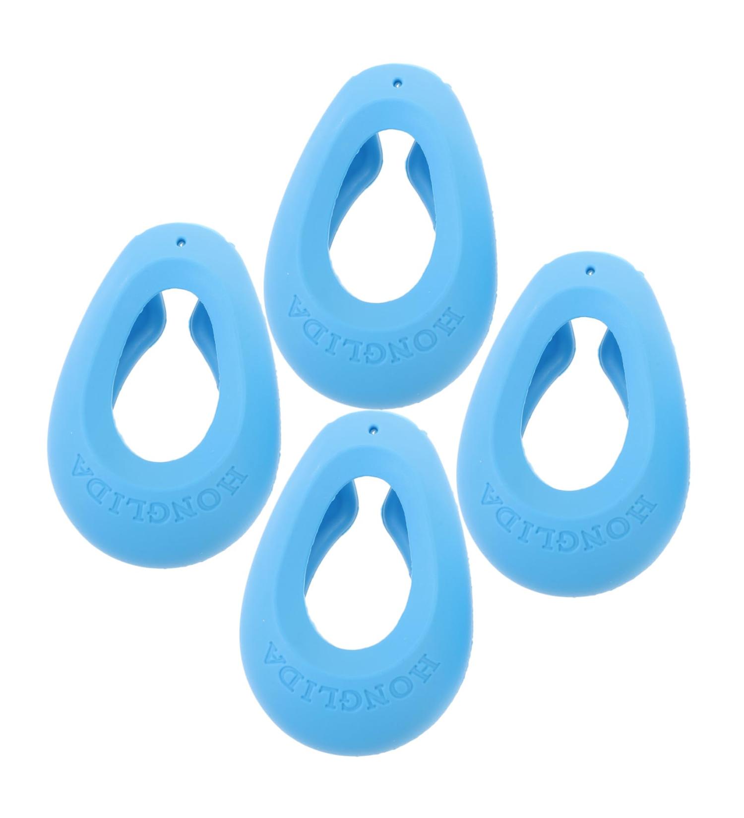 MAGICLULU 2 Pairs Ear Covers for Showering Shower Ear Cap Ear Covers for Hair Dryer Silicone Hair Dye Hair Coloring Ear Cover Ear Protectors Water Plaster Make up Men and Women 7.5x5cm Blue - Buy Online on GoSupps.com