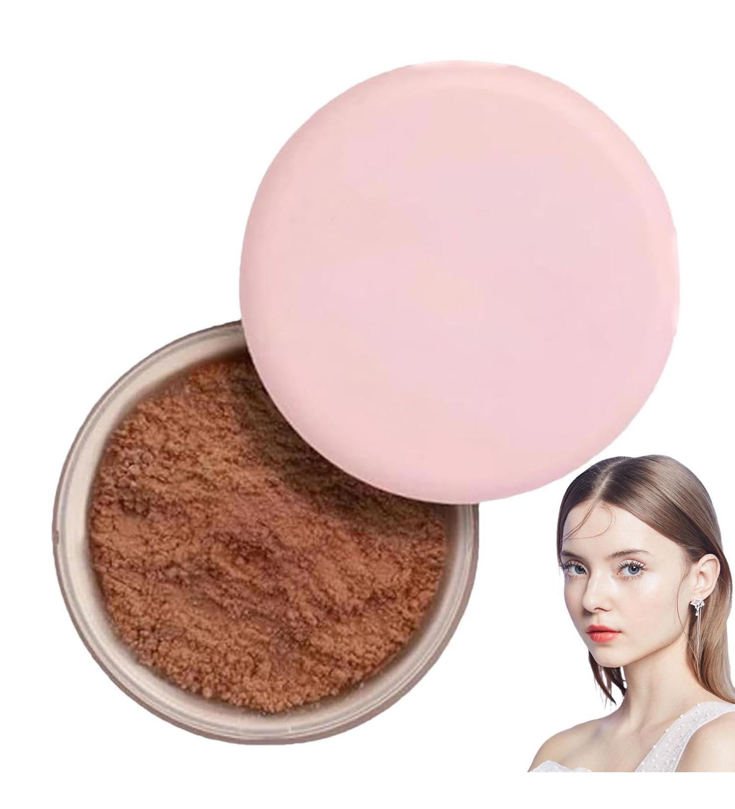Oil Control Powder - Loose Setting Powder Matte Loose Powder | 15g Oil Absorbing Face Powder All-Day Lightweight Finish Waterproof Setting Powder - Buy Online on GoSupps.com
