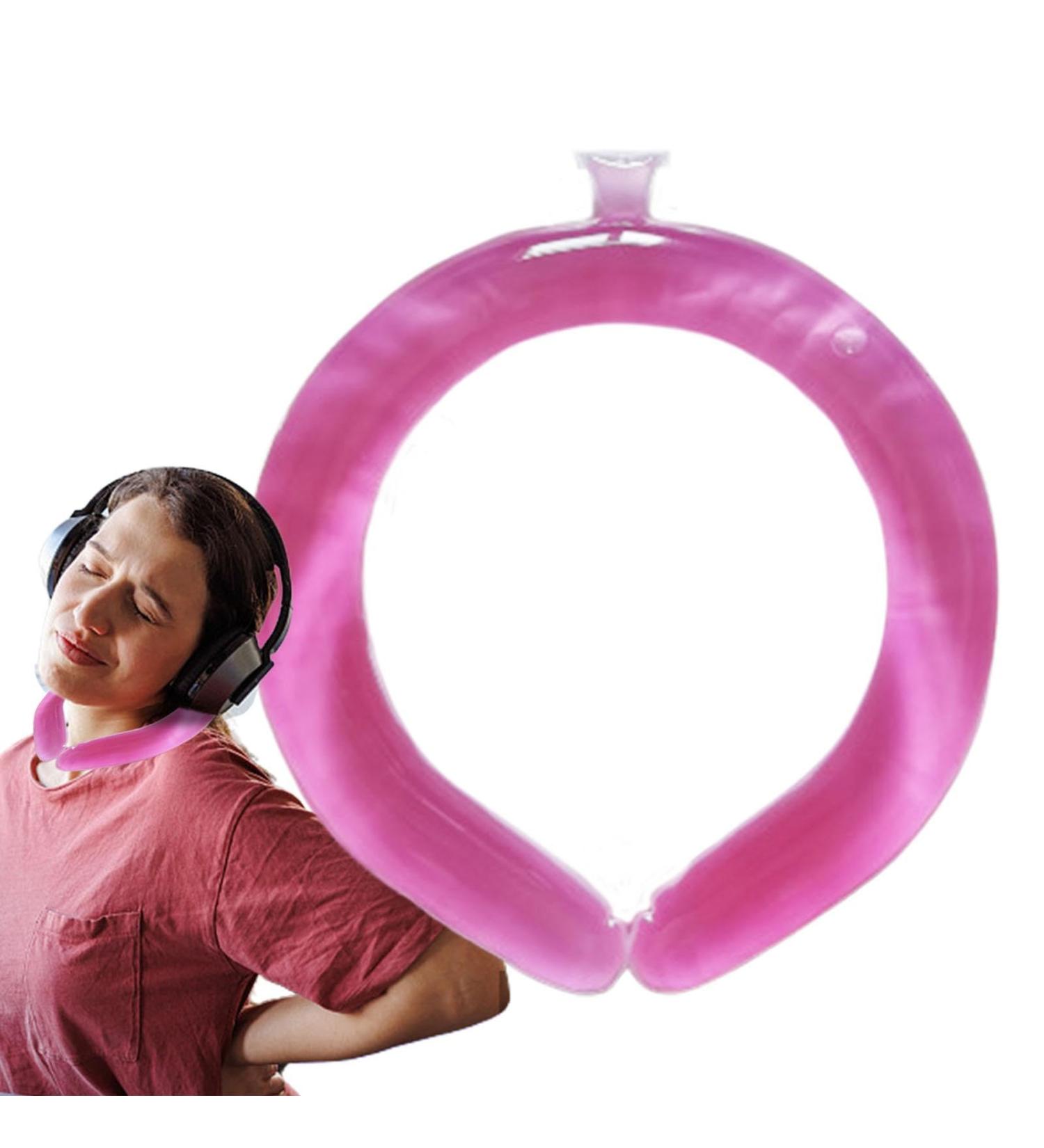 Cooling Neck Wraps for Summer Wearable Ergonomic Cooling Wraps | Portable Neck Coolers for Fitness Multipurpose Cooling Products for Work Fitness Pink - Buy Online on GoSupps.com