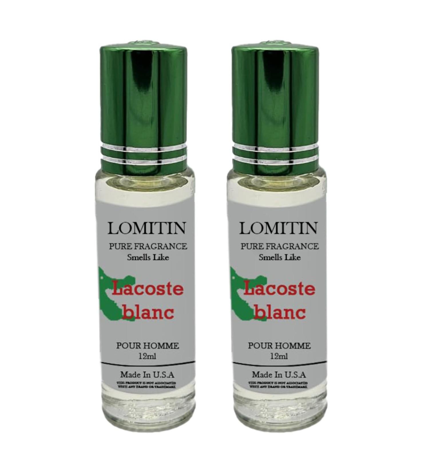 Fragrance Perfume Oils Lacose Blanc Cologne Roll On Body Oil for Men (12ml) (Pack of 2) - Buy Online on GoSupps.com