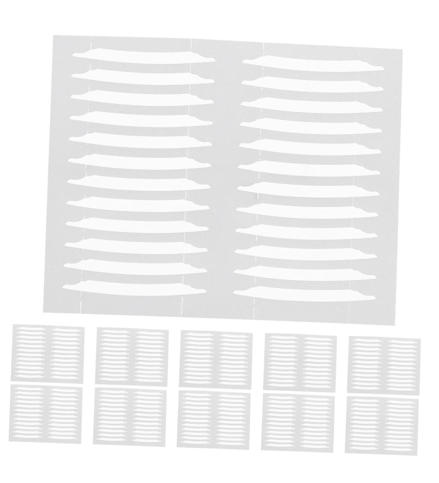 FOMIYES 30 Sheets Sides Creative Eyelid Stickers Practical White Double Double-Side Invisible Tapes Patches 2.7x0.4x0.1cm White - Buy Online on GoSupps.com