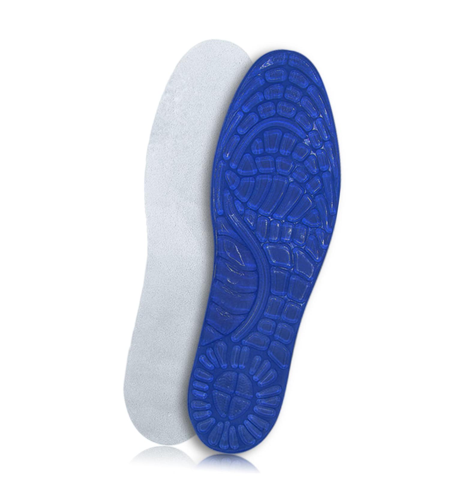 Soldela Orthopedic Insoles Gel | EU Sizes 41-48 | Calcanic Spine Relief & Shock Absorption for Sports Walking Running & Hiking - Buy Online on GoSupps.com