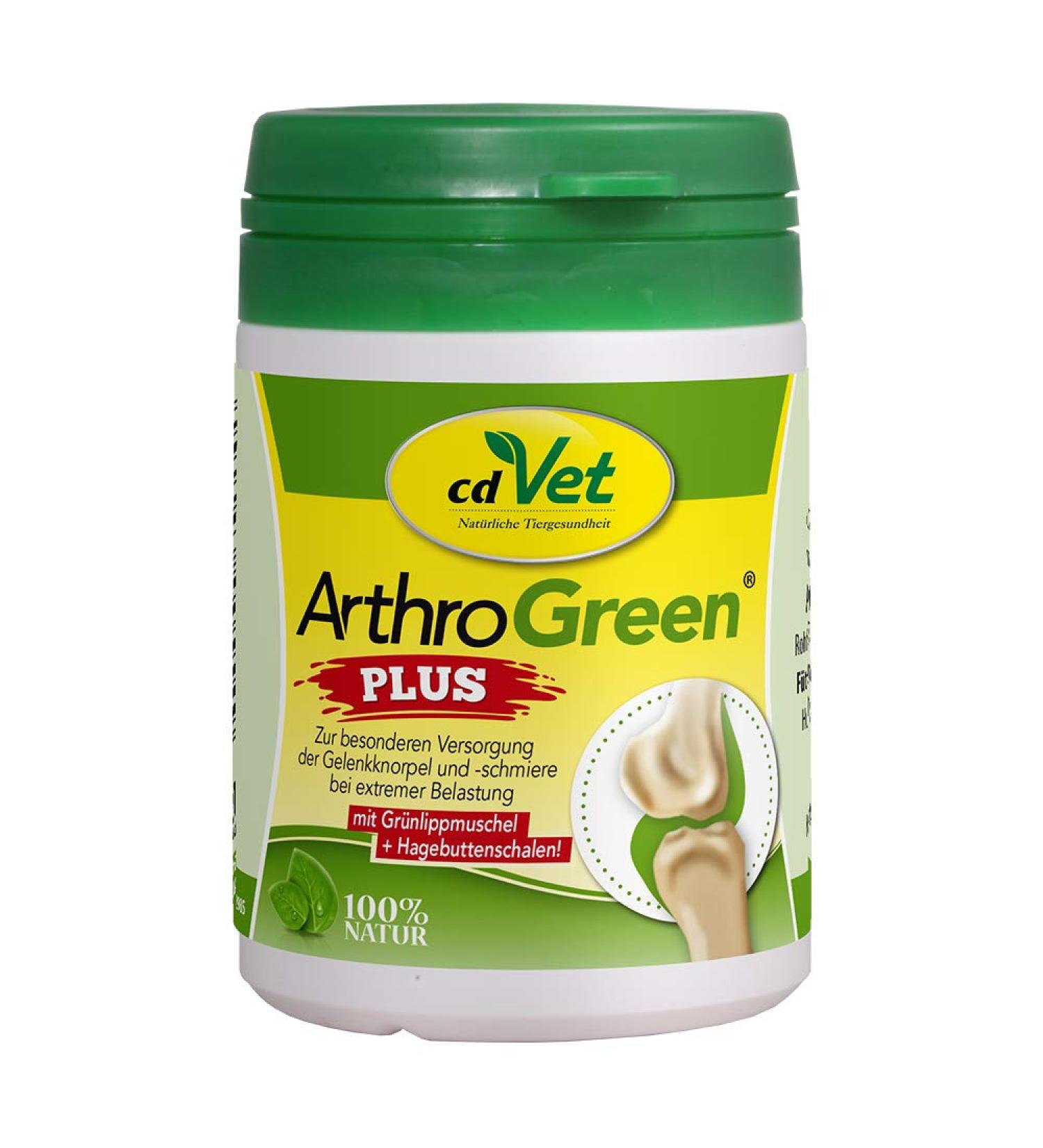 CDVet Arthrogreen Plus 25g - Natural Joint Support Supplement for Dogs & Cats | Vitamins & Minerals | 10-Pack - Buy Online on GoSupps.com