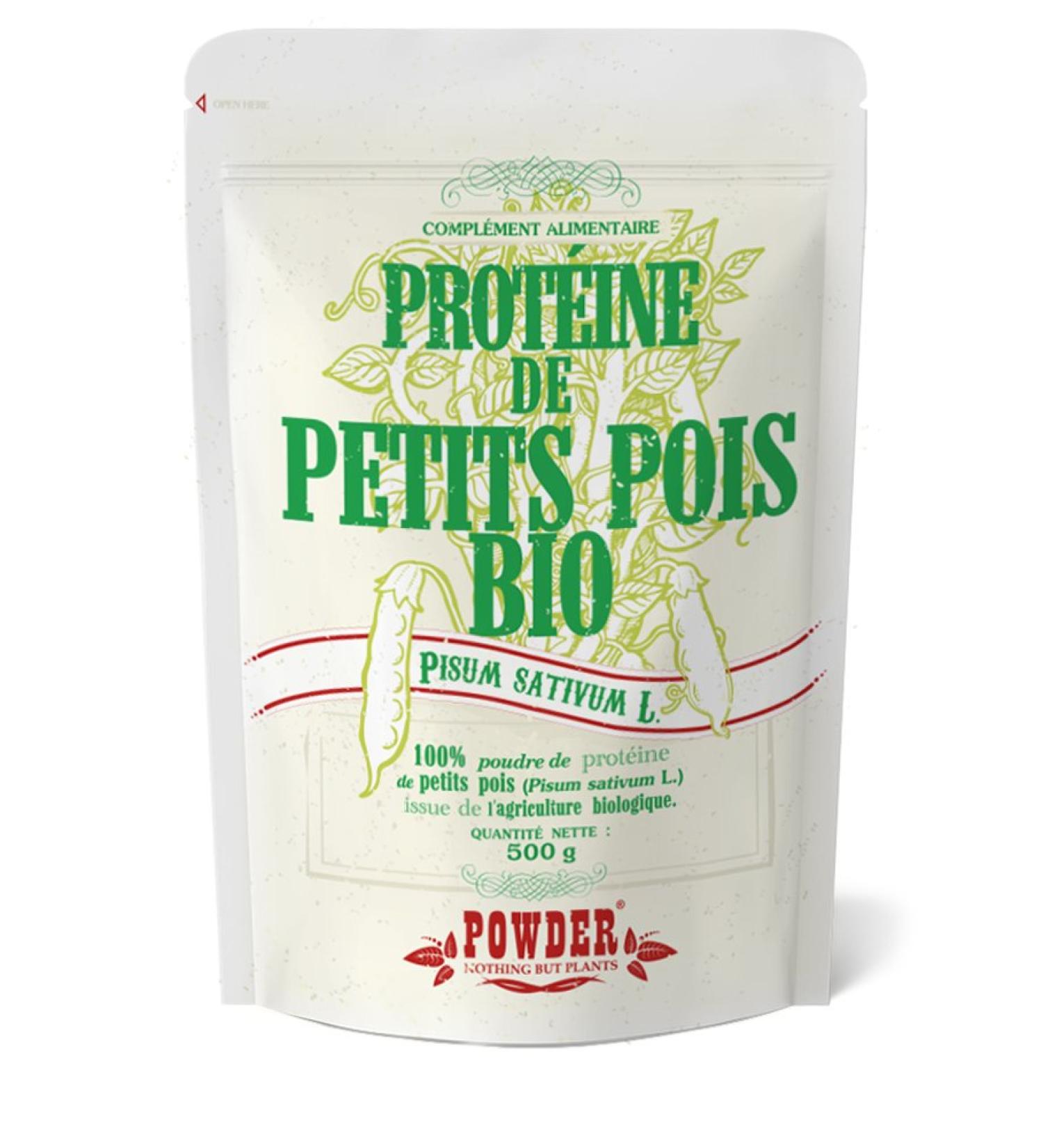 Anastore Organic Pea Protein Powder * 85% Protein * 16 servings / 500g * Increases strength and muscle mass * POWDER Nothing But Plants