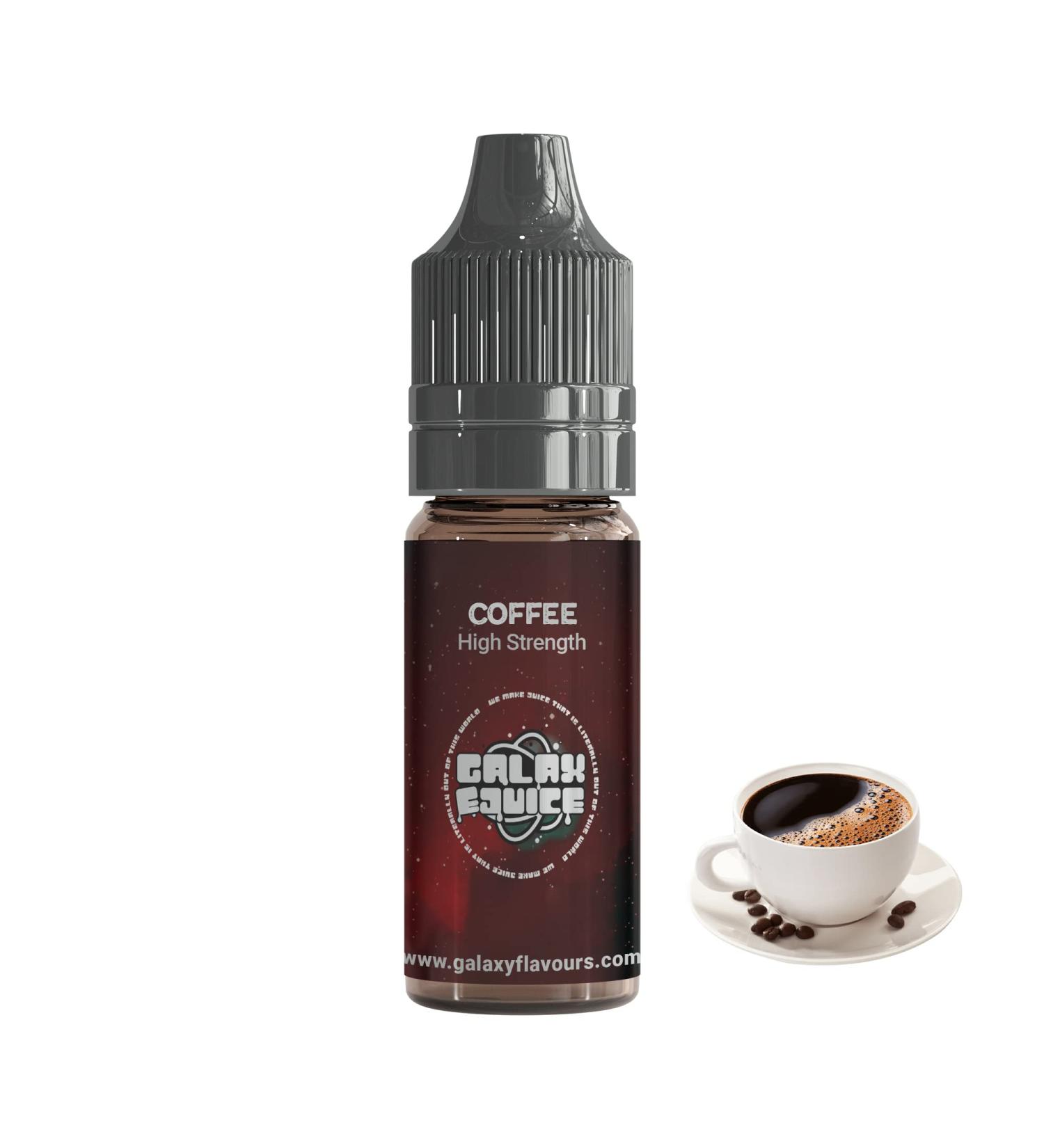 Galaxy Food Flavours Coffee High Strength Flavouring - 10ml Bottle | 230+ Flavours - Buy Online on GoSupps.com