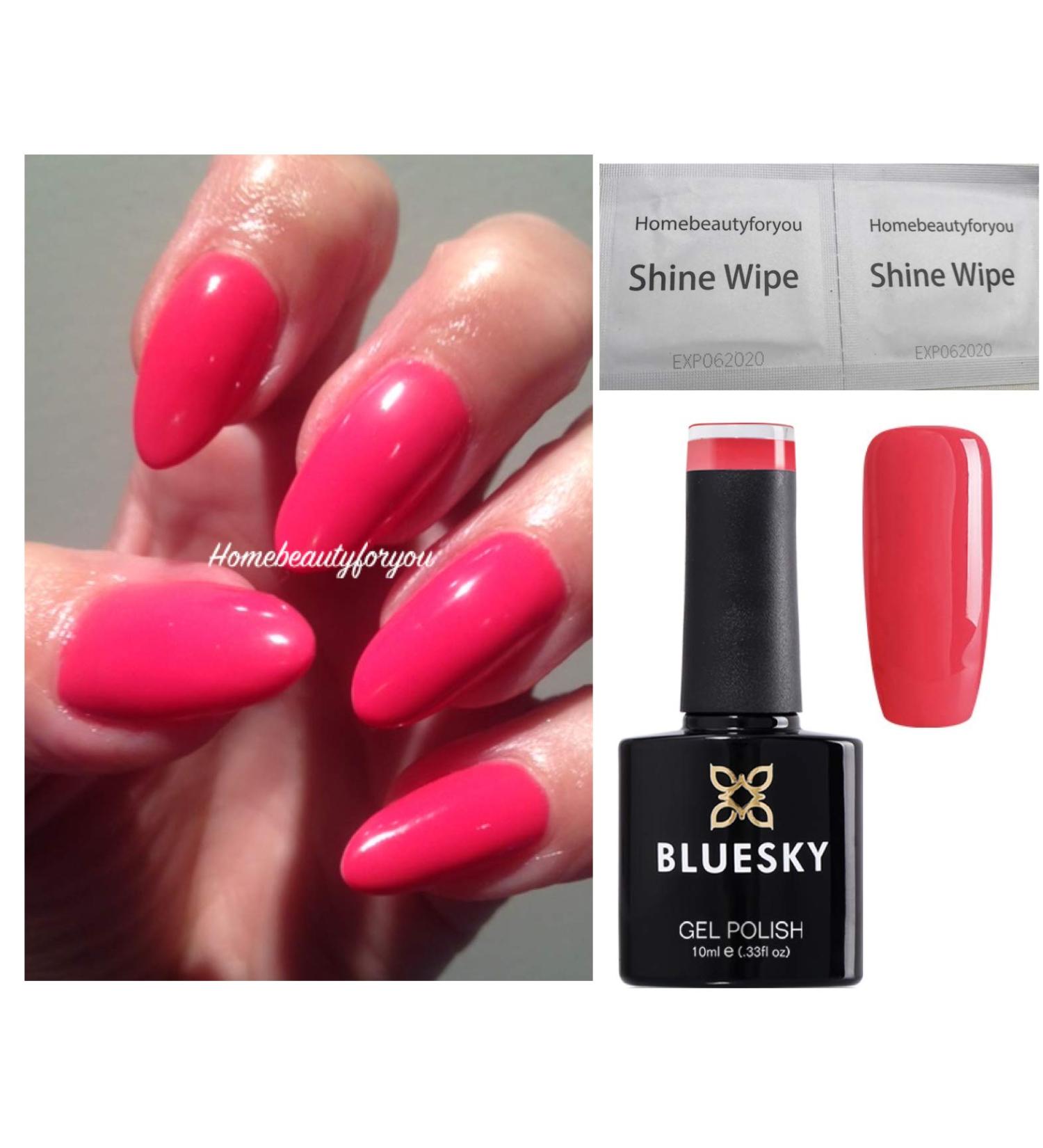 Bluesky PINK Tropix Coral Pink 80505 Tropical Punch Nail Gel Polish UV LED Soak Off 10ml - Buy Online on GoSupps.com