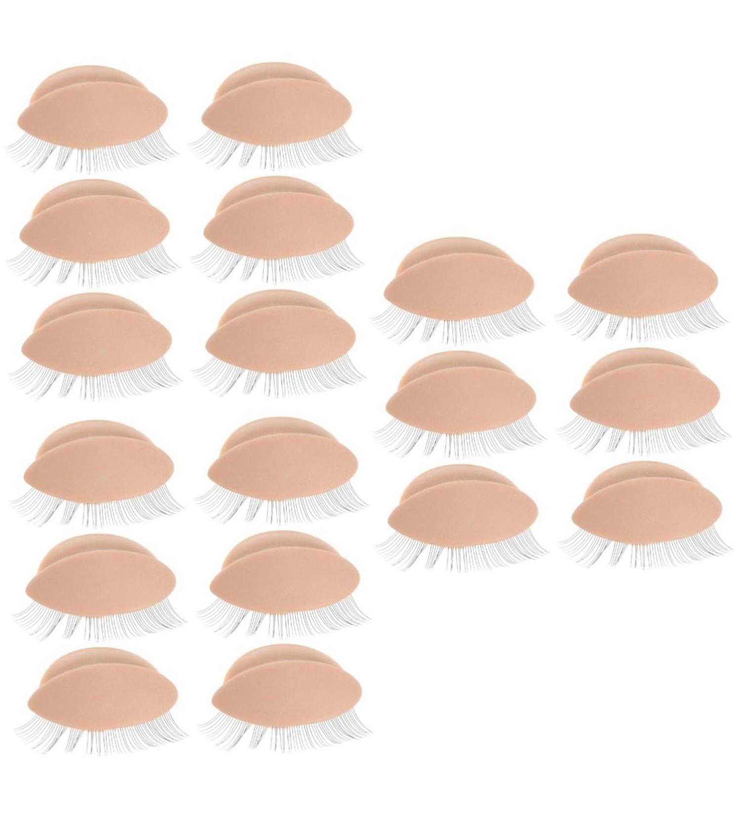 FRCOLOR 9 Pairs Eyelash Practice Module - Realistic Fake Eyelids for Makeup Training | DIY Eyelash Extension Tools | Ships Internationally - Buy Online on GoSupps.com