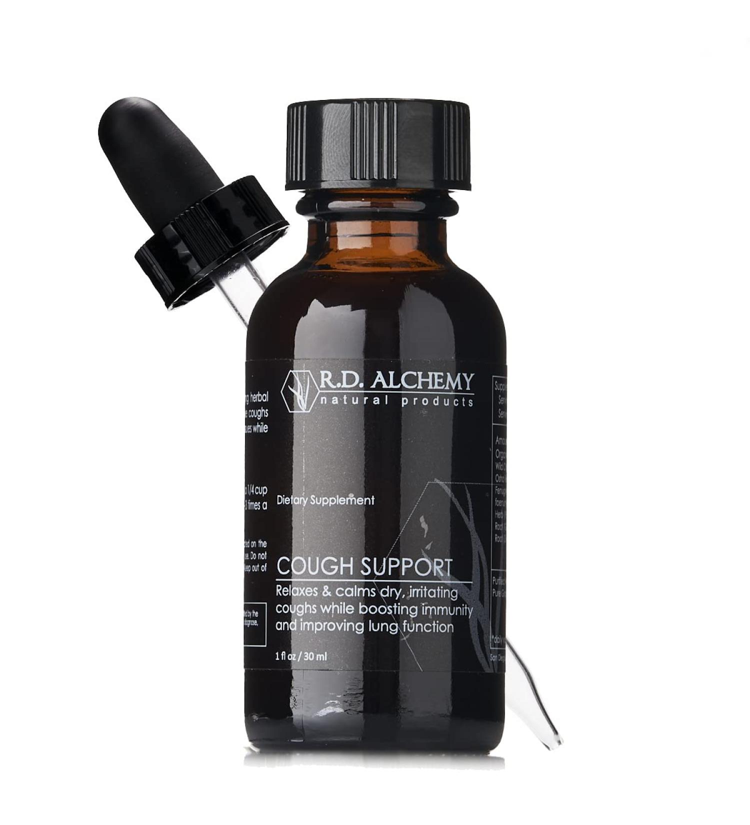 Buy RD Alchemy 100% Natural Organic Cough Support Extract | Calm Coughs Boost Immunity Improve Lung Function - International Shipping Available - Buy Online on GoSupps.com