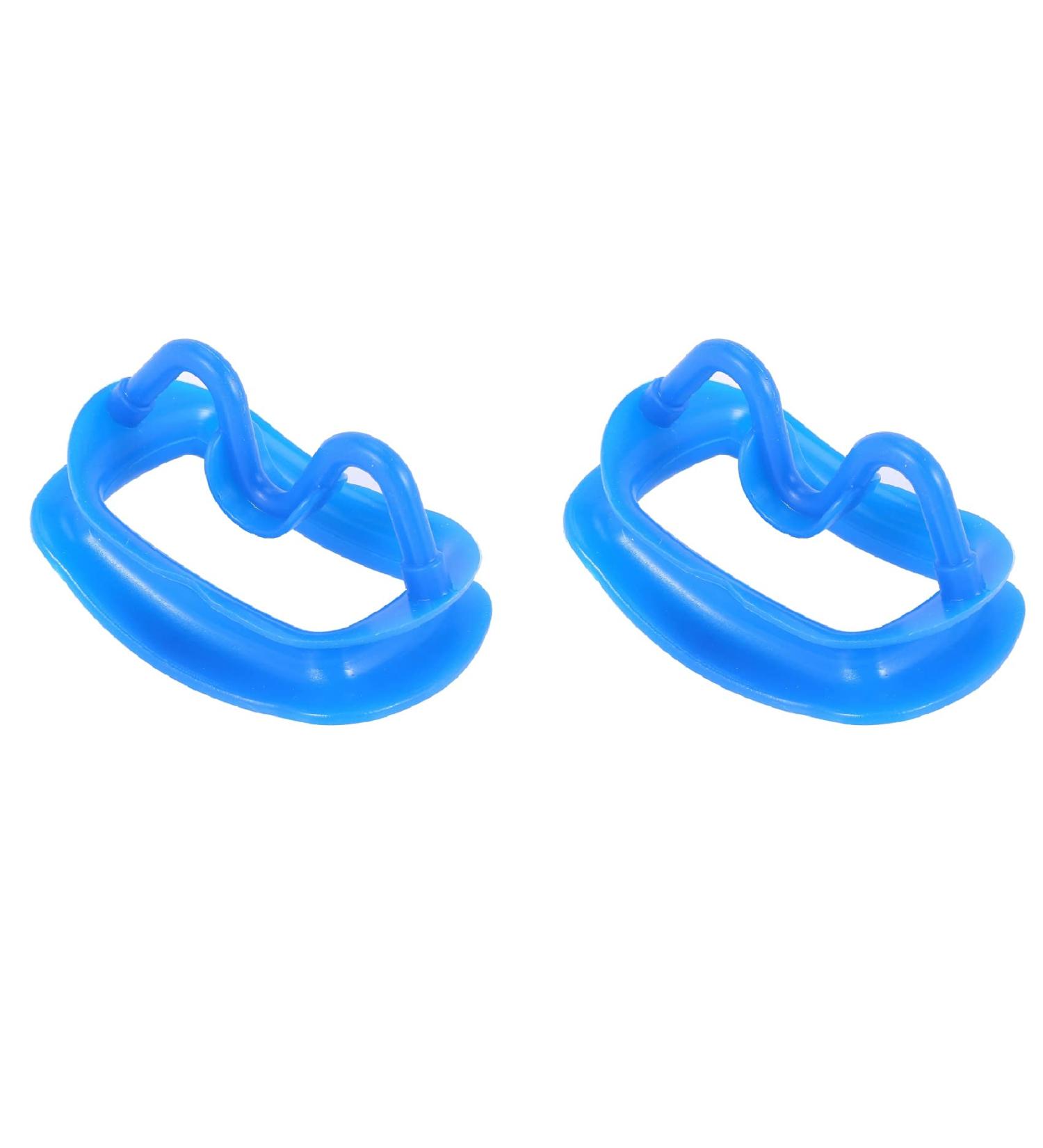 Lisher 2X Blue Dental Retractor - Soft Silicone Intraoral Jaws Mouth Opener for Optimal Dental Care | International Shipping Available - Buy Online on GoSupps.com