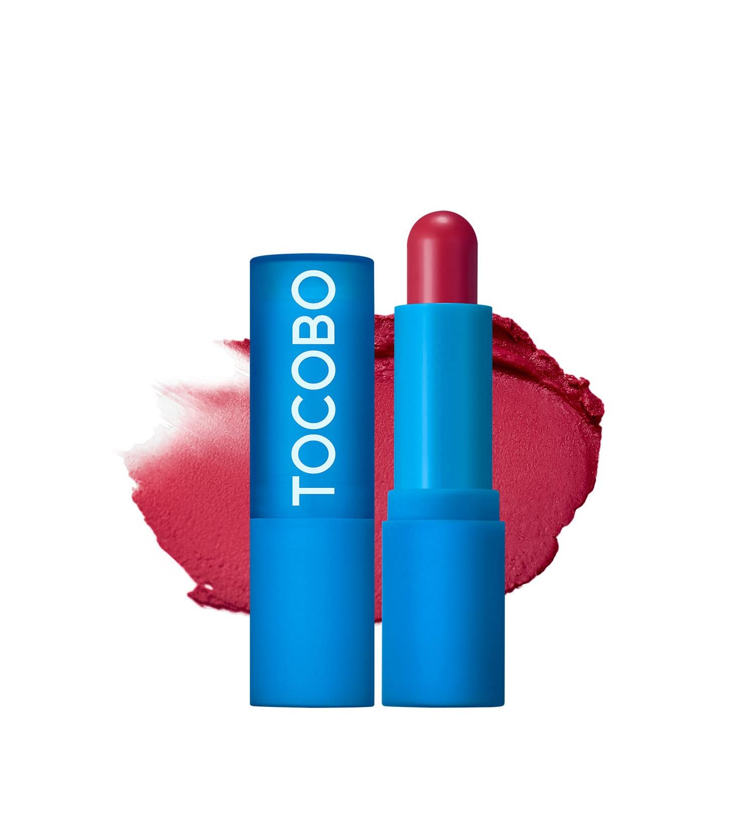 TOCOBO Powder Cream Lip Balm 031 Rose Burn 0.67 oz | Vegan Soft Matte Lip Balm with Creamy Powder Texture - Rose Burn (Powder) - Buy Online on GoSupps.com