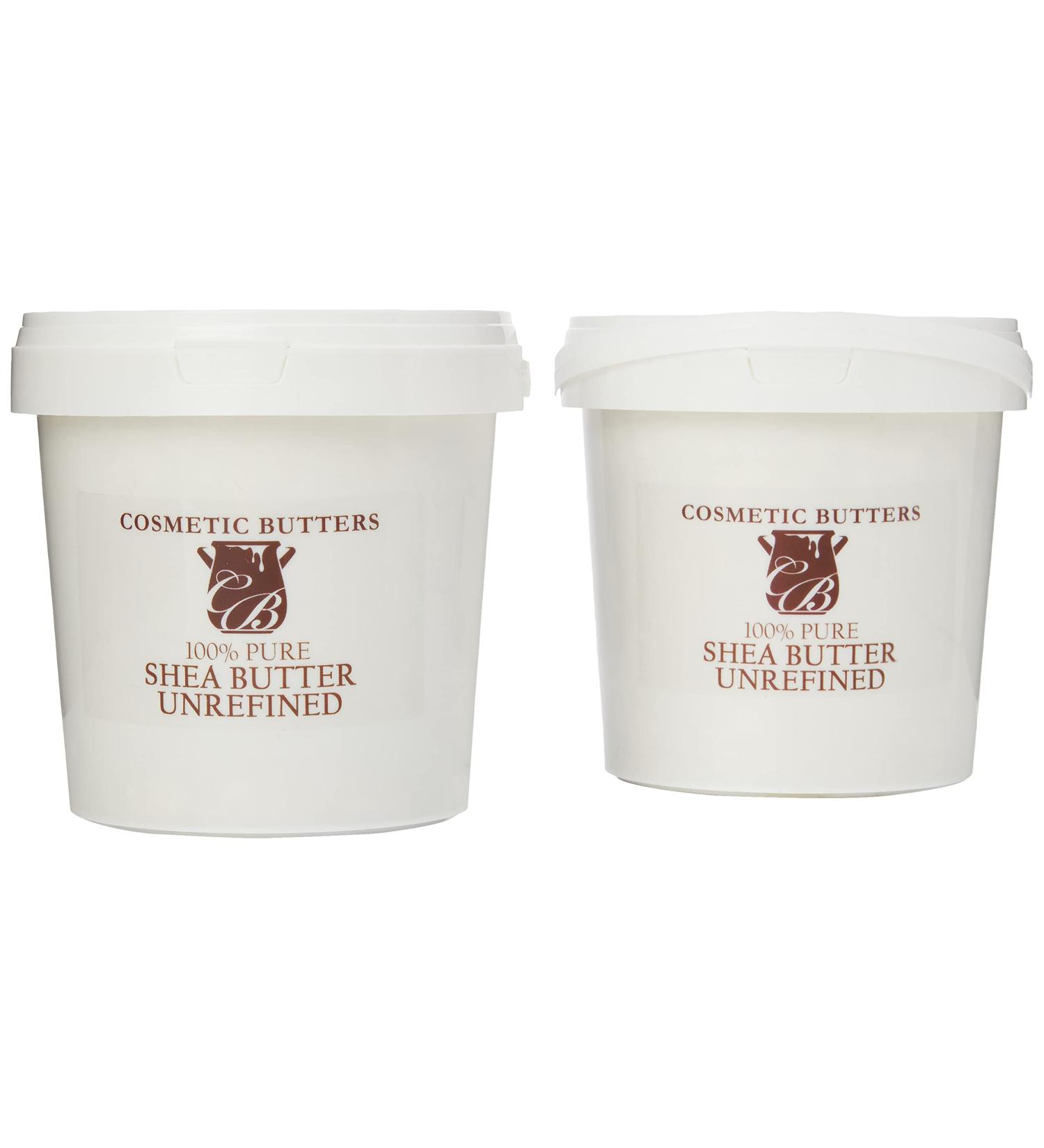 Mystic Moments Unrefined Shea Butter 2kg - 100% Pure & Natural for Skin & Hair Care - International Shipping Available - Buy Online on GoSupps.com