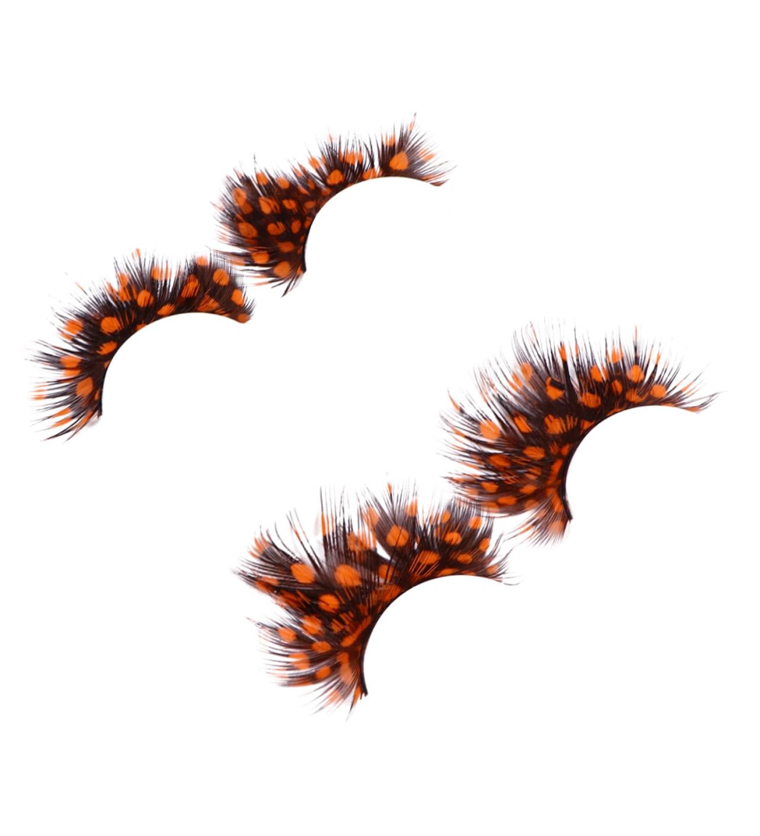 minkissy 2 Pairs False Eyelashes Cross False Eyelashes False Lashes Full Volume Fake Eyelashe Long Extension Eyeslash Strip Eyelashes Halloween Party Eyelashes Christmas 3d - Buy Online on GoSupps.com