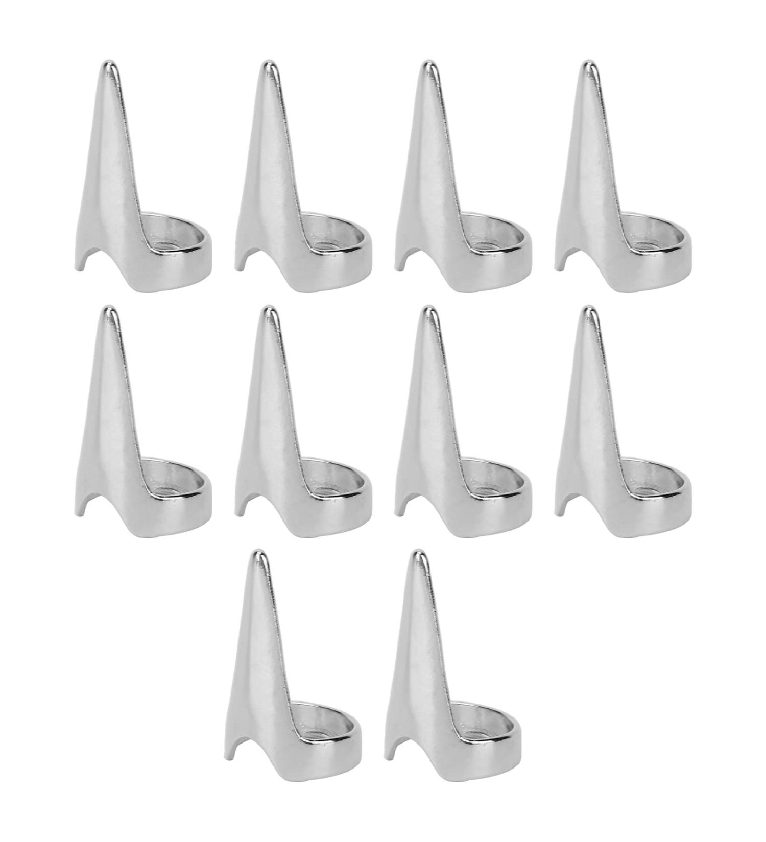 Hair Separation Selection Tool Set - 10 Alloy Partition Rings for Braiding Highlighting Weaving & Coloring | Home Salon Essentials - Buy Online on GoSupps.com