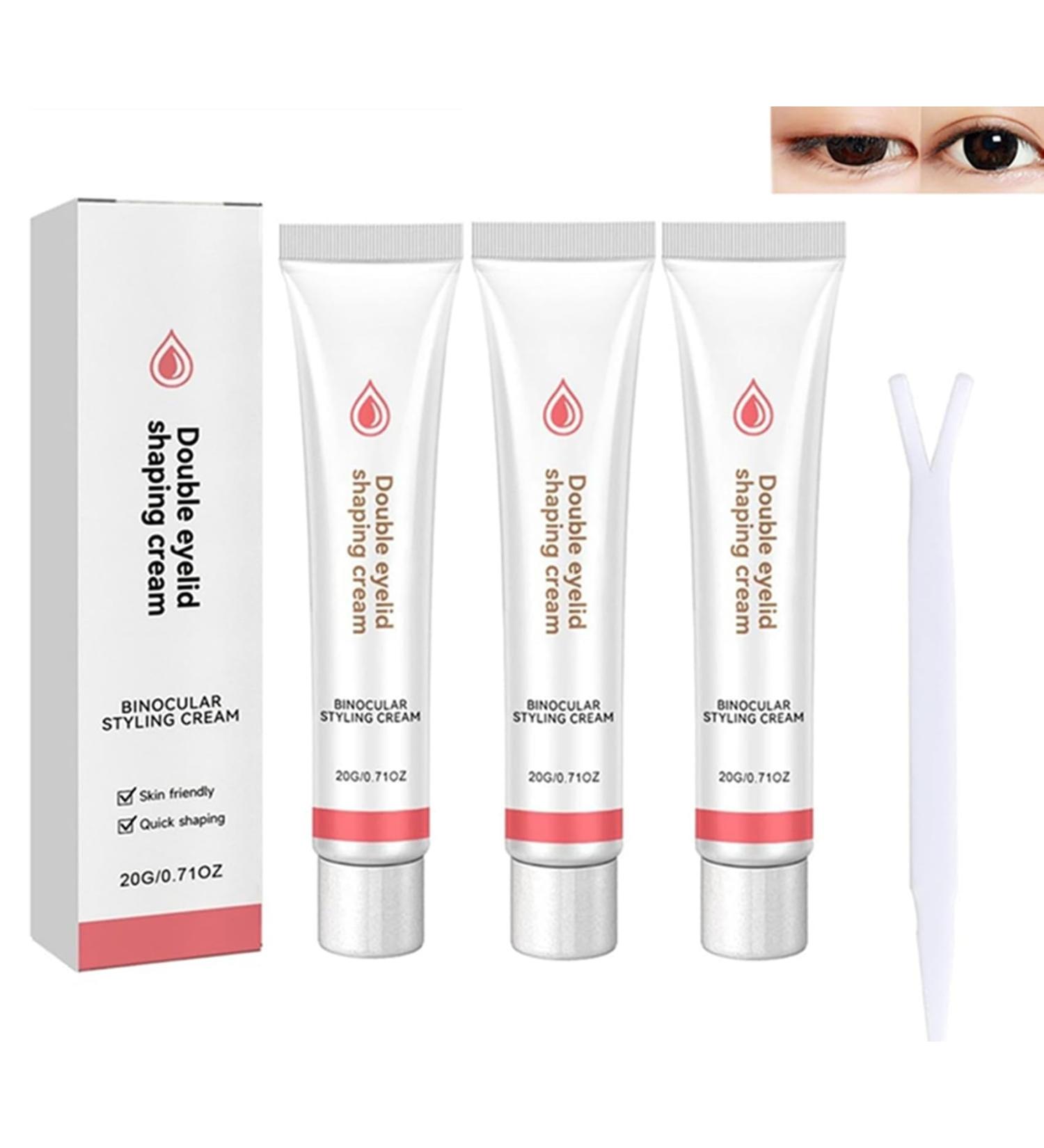 Double Eyelid Styling Cream | Waterproof & Long-Lasting Double-Fold Eyelid Cream - 3 STK - Buy Online on GoSupps.com