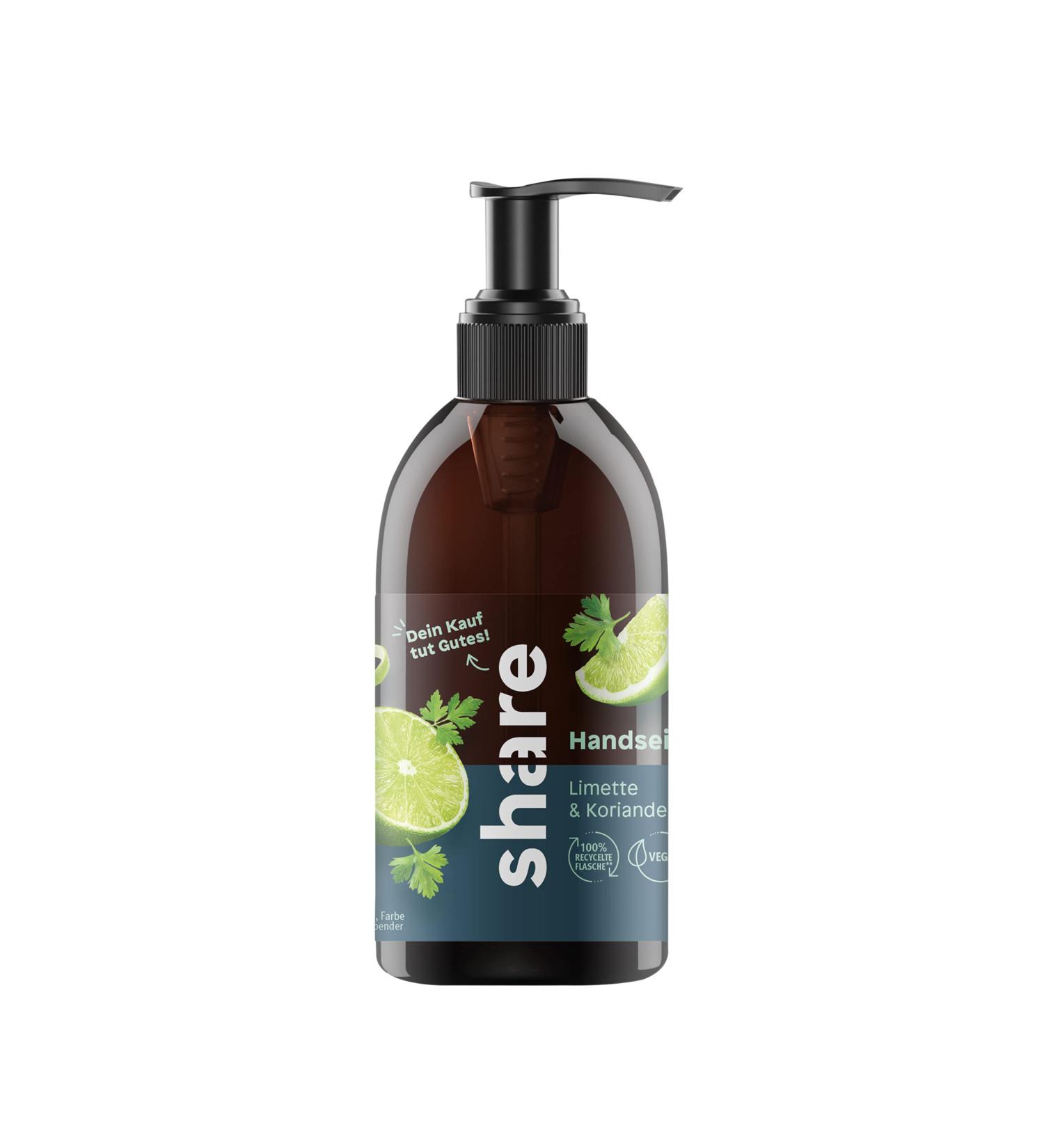 Buy Liquid Soap Lime & Coriander - pH Skin-Neutral Vegan 250ml | Eco-Friendly Soap for All Skin Types - Buy Online on GoSupps.com