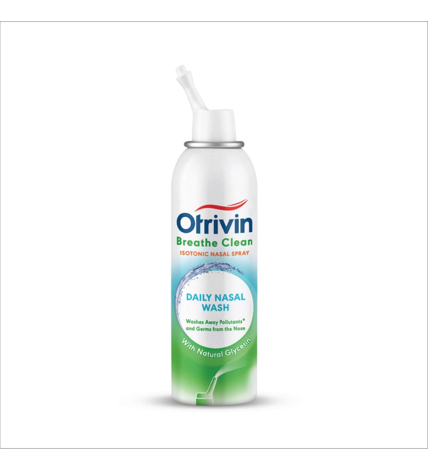 Otrivin Breathe Clean Daily Nasal Wash 100 ml Soothing Nasal Care for Clear Breathing | International Shipping Available - Buy Online on GoSupps.com