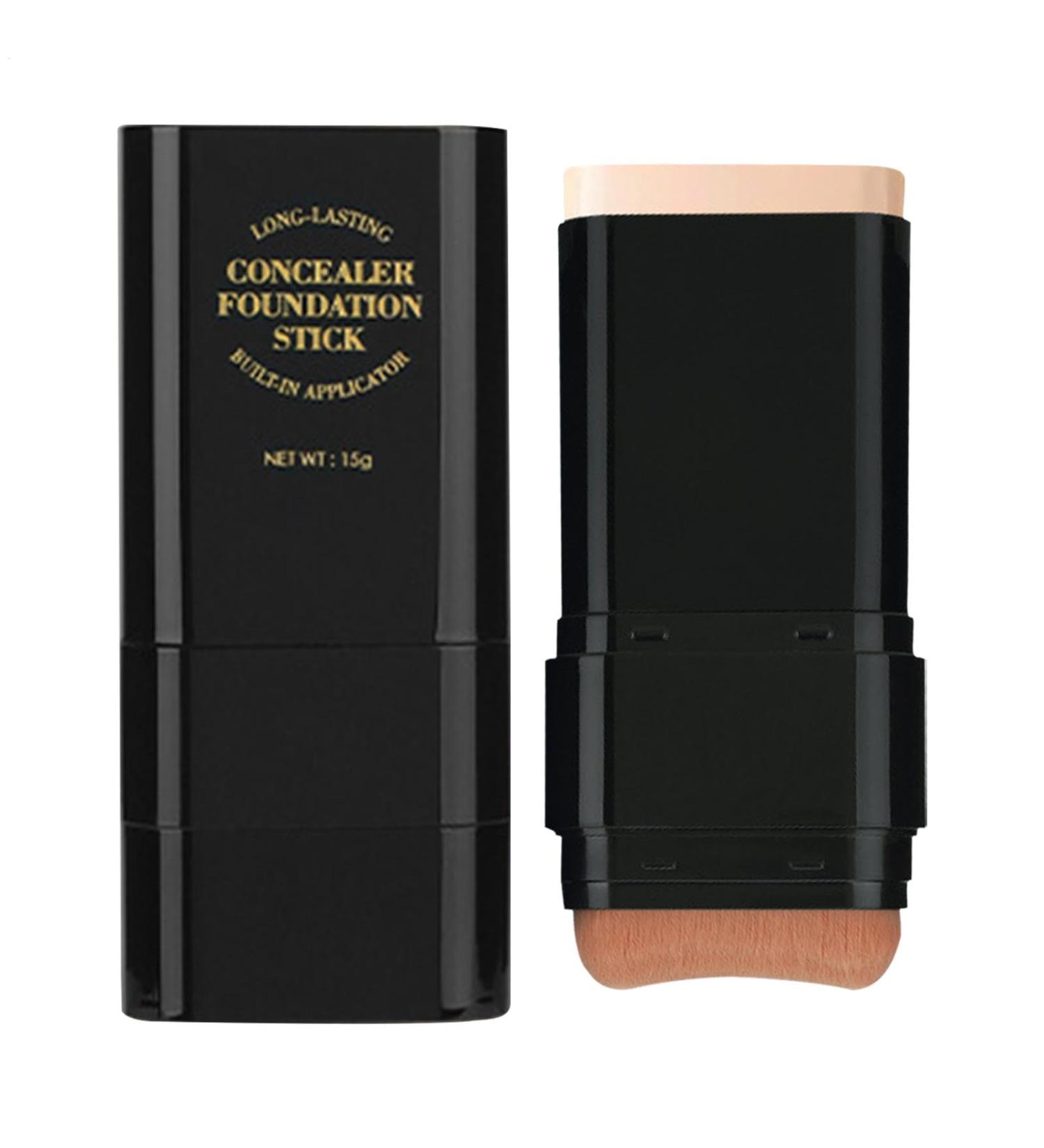  Whnbuij Makeup Foundation Full Coverage Stick Foundation - 15G Double Head Skin Foundation Concealer Moisturizing Cream for Women Men Double Head - Buy Online on GoSupps.com