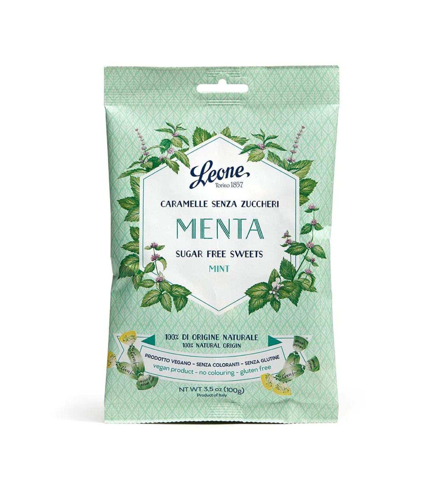Lion Bars - Sugar-free sweets 100g bag (Mint)