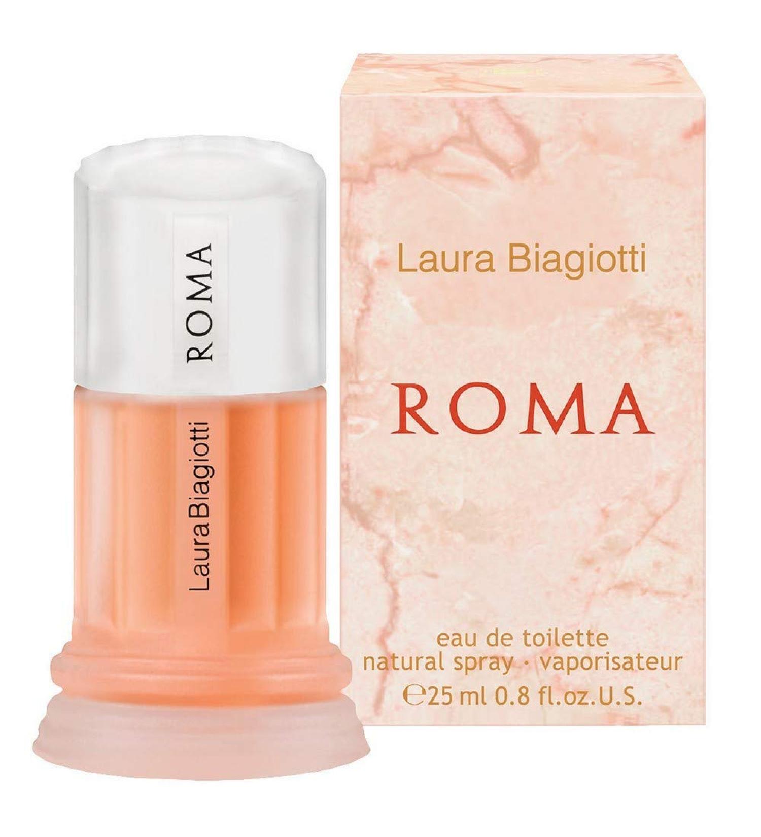 Laura Biagiotti - Roma - Eau de Toilette Spray Perfume for Women - Fusion of Sweetness & Passion With Notes of Rose Jasmine Bergamot & Mint - 0.8oz 0.84 Fl Oz (Pack of 1) - Buy Online on GoSupps.com