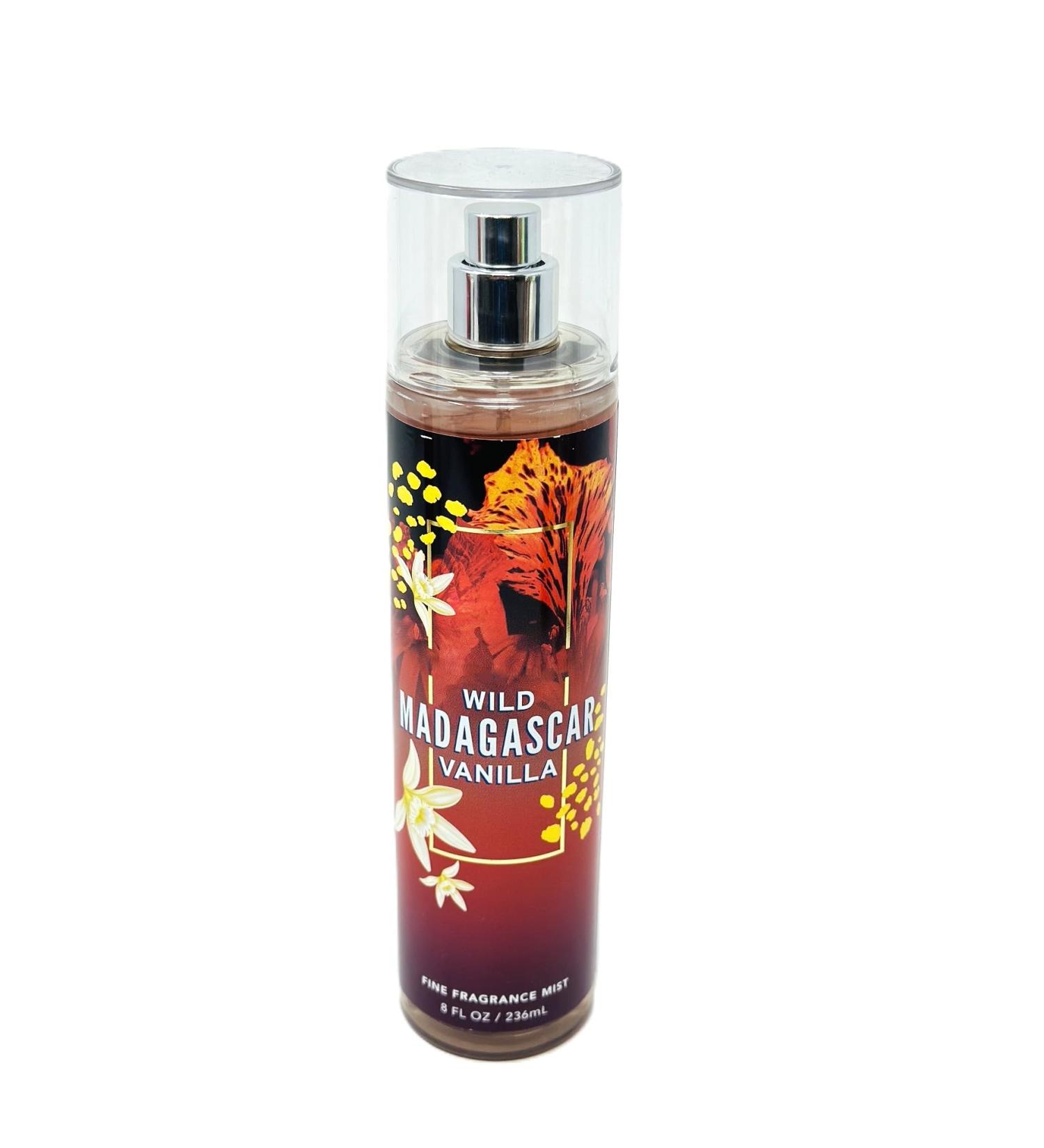 Bath and Body WILD MADAGASCAR VANILLA Fine Fragrance Mist 8 fl Oz / 236 Ml PAck of 1
