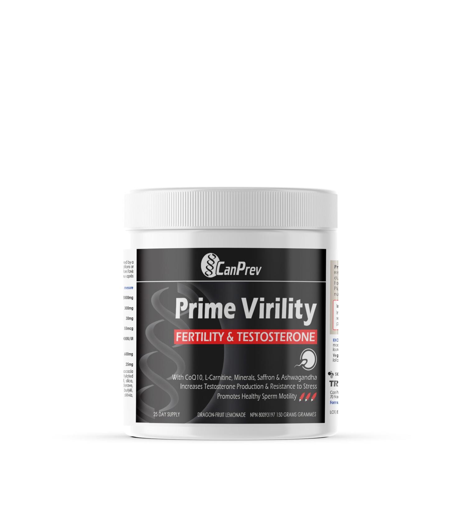 CanPrev Prime Virility | Fertility and Testosterone | 150g Powder - Buy Online on GoSupps.com