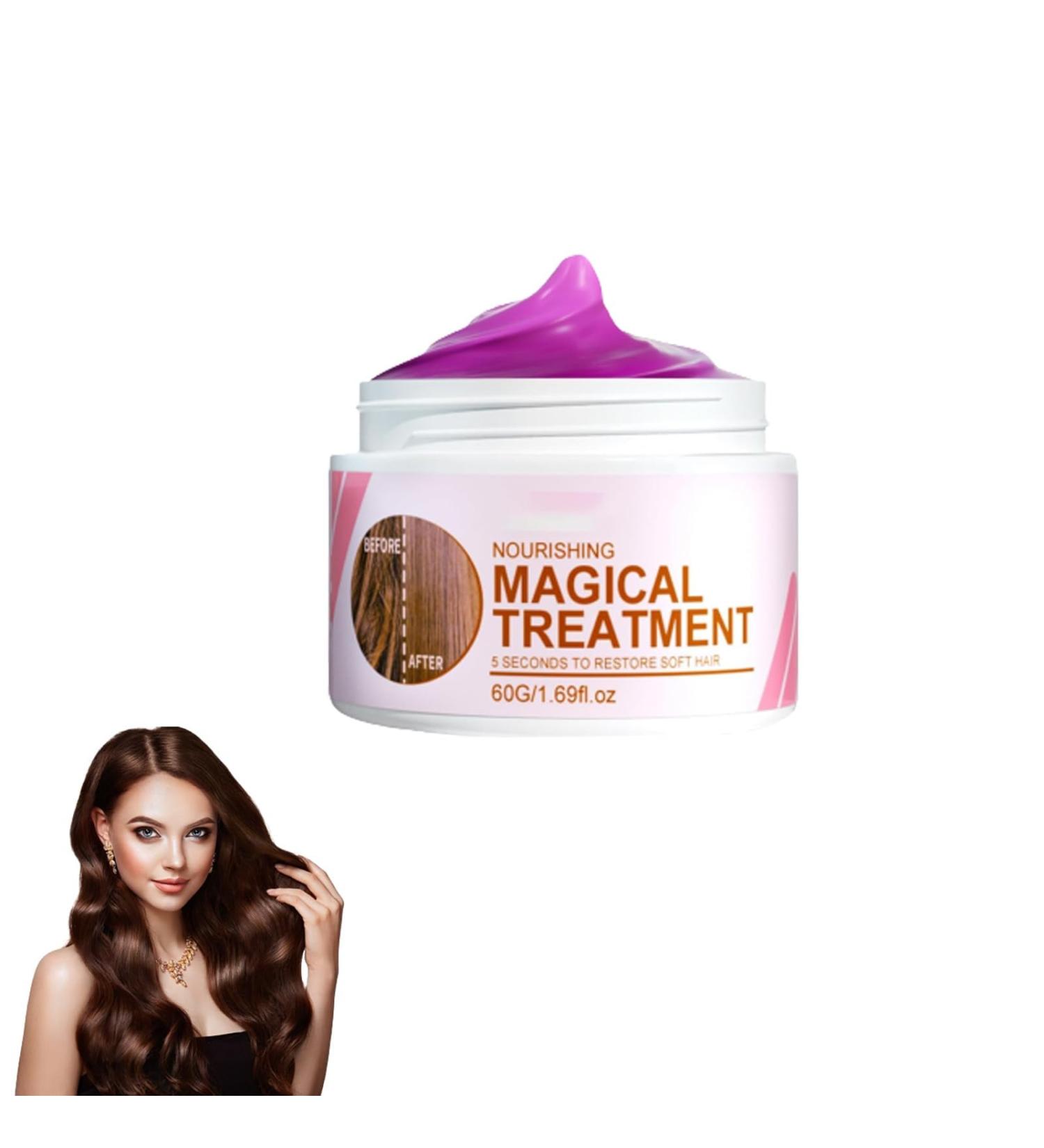 Hair Mask in 5 Seconds Magic Keratin Hair Mask Deep Conditioning Hair Treatment Recovers Elasticity and Shiny Soft Hair - Buy Online on GoSupps.com