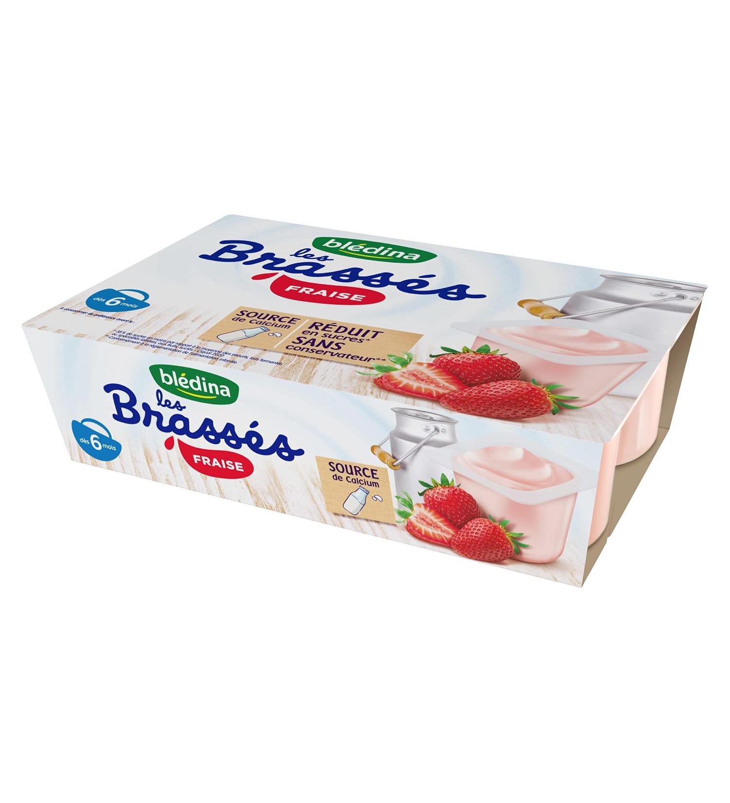 Bl dina - Brass s pour B b d s 6 Mois - Saveur Fraise - D s 6 Mois - Lot de 6x95g - Buy Online on GoSupps.com