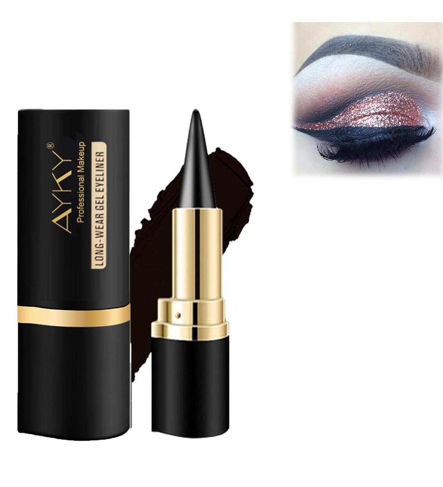 Exhibition Eyeliner Ayky Long Wear Gel Eyeliner Rationalu Gel Eyeliner Ayky Eyeliner Smokey Eyeliners Eyeshadow Pen Black Eyeliner Cream Waterproof Lipstick Eyeliner Crayon (#04) - Buy Online on GoSupps.com