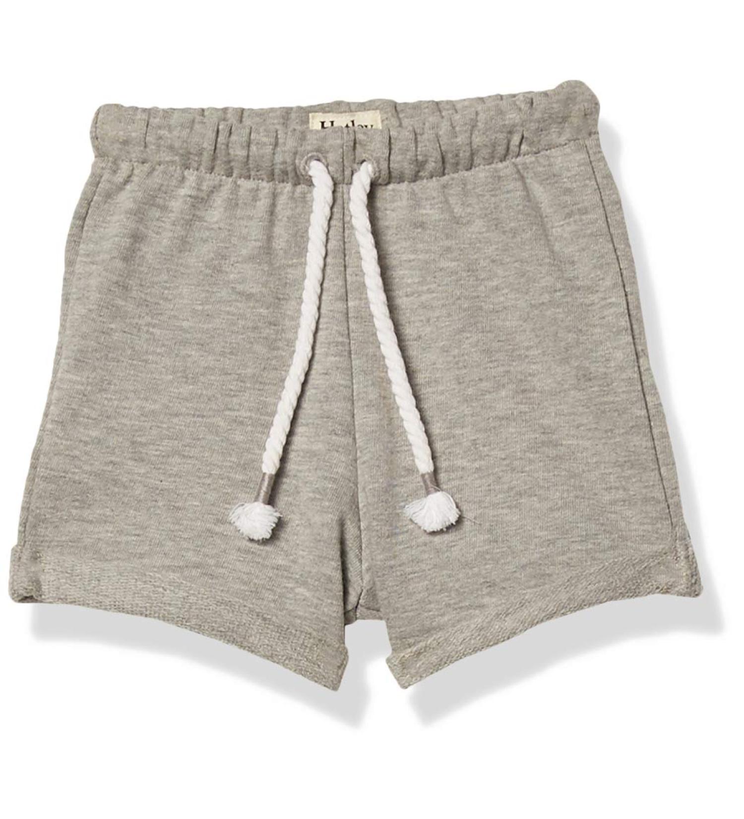 Hatley Baby Boys' French Terry Shorts Toddler Footie Grey 9-12 Months