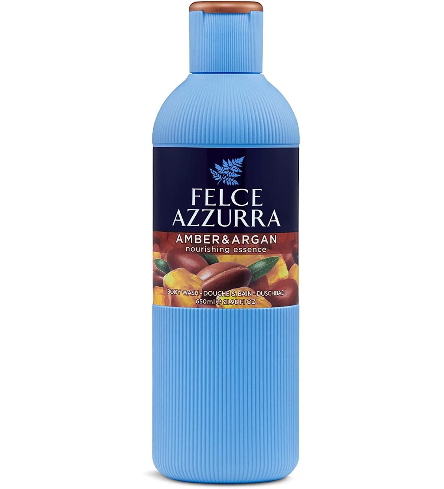  Italian Gourmet E.R. Paglieri Felce Azzurra Shower Gel Amber & Argan Distinctive Fragrance Skin Moisturizing - 650 ml + Italian Gourmet Pulp 400 g Pack of 12 - Buy Online on GoSupps.com
