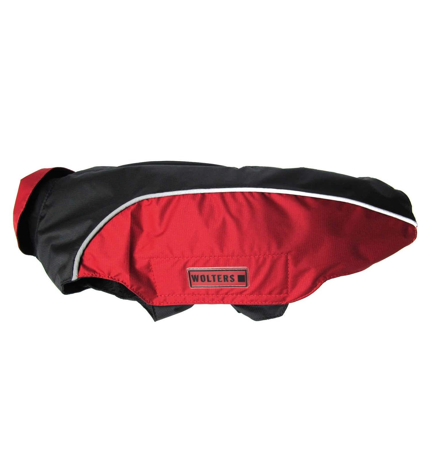 Wolters Easy Rain Jacket - Black/Red | 52 cm Back Length | International Shipping Available - Buy Online on GoSupps.com