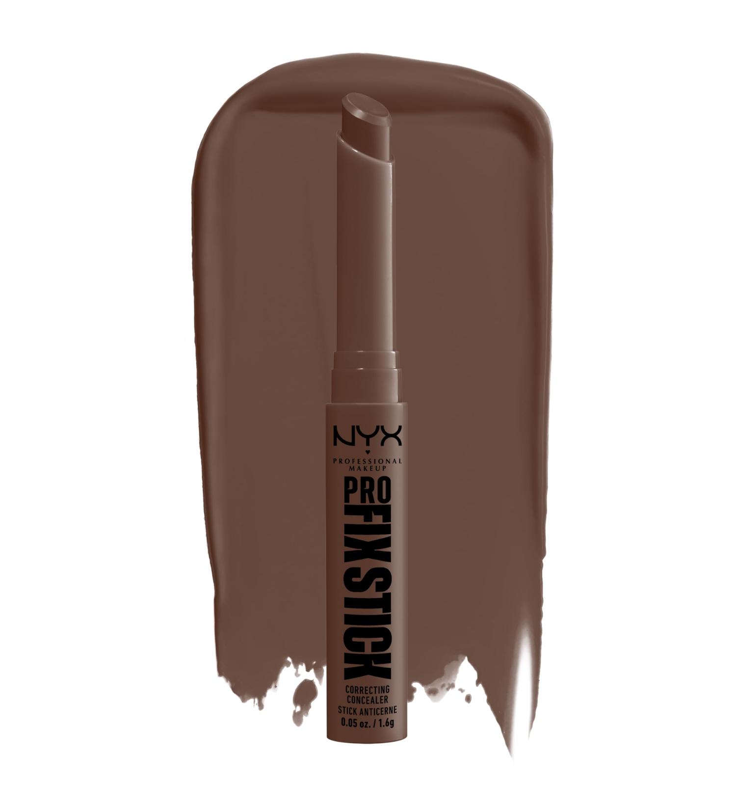 NYX Professional Correcting Concealer Stick - Deep Walnut | Vegan Formula, 12H Wear | Covers Blemishes & Dark Spots - Buy Online on GoSupps.com