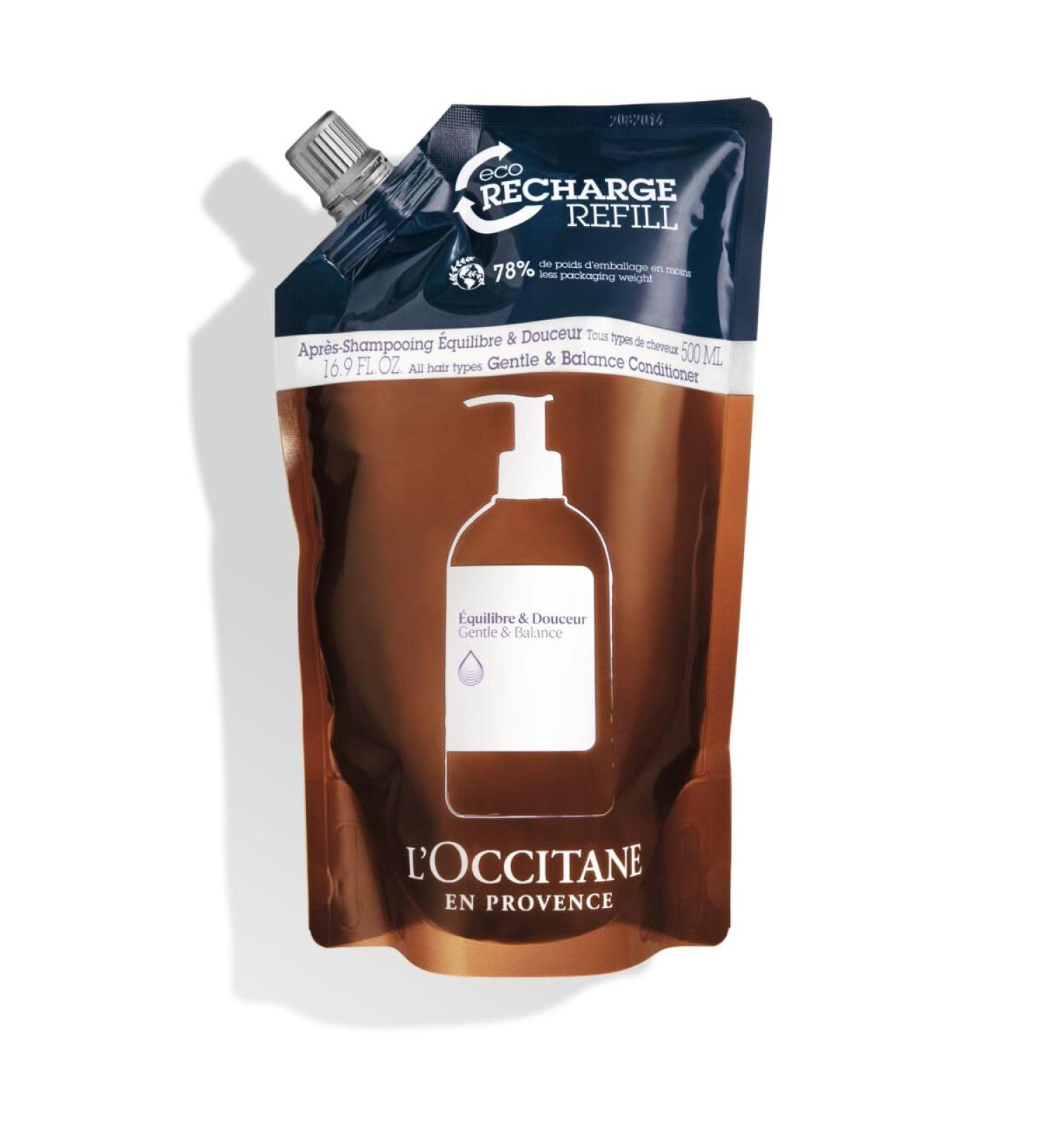 L'Occitane Gentle & Balance Conditioner Refill 16.90 fl. oz - Nourishing & Hydrating Hair Care - Shop Internationally - Buy Online on GoSupps.com