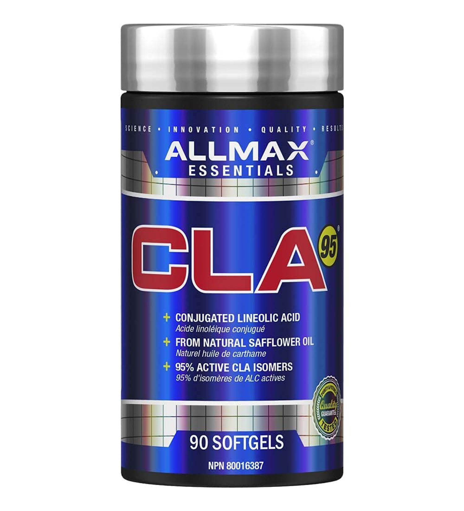 ALLMAX Nutrition - CLA95 - Highest Purity CLA Yield - 90 Count - Buy Online on GoSupps.com